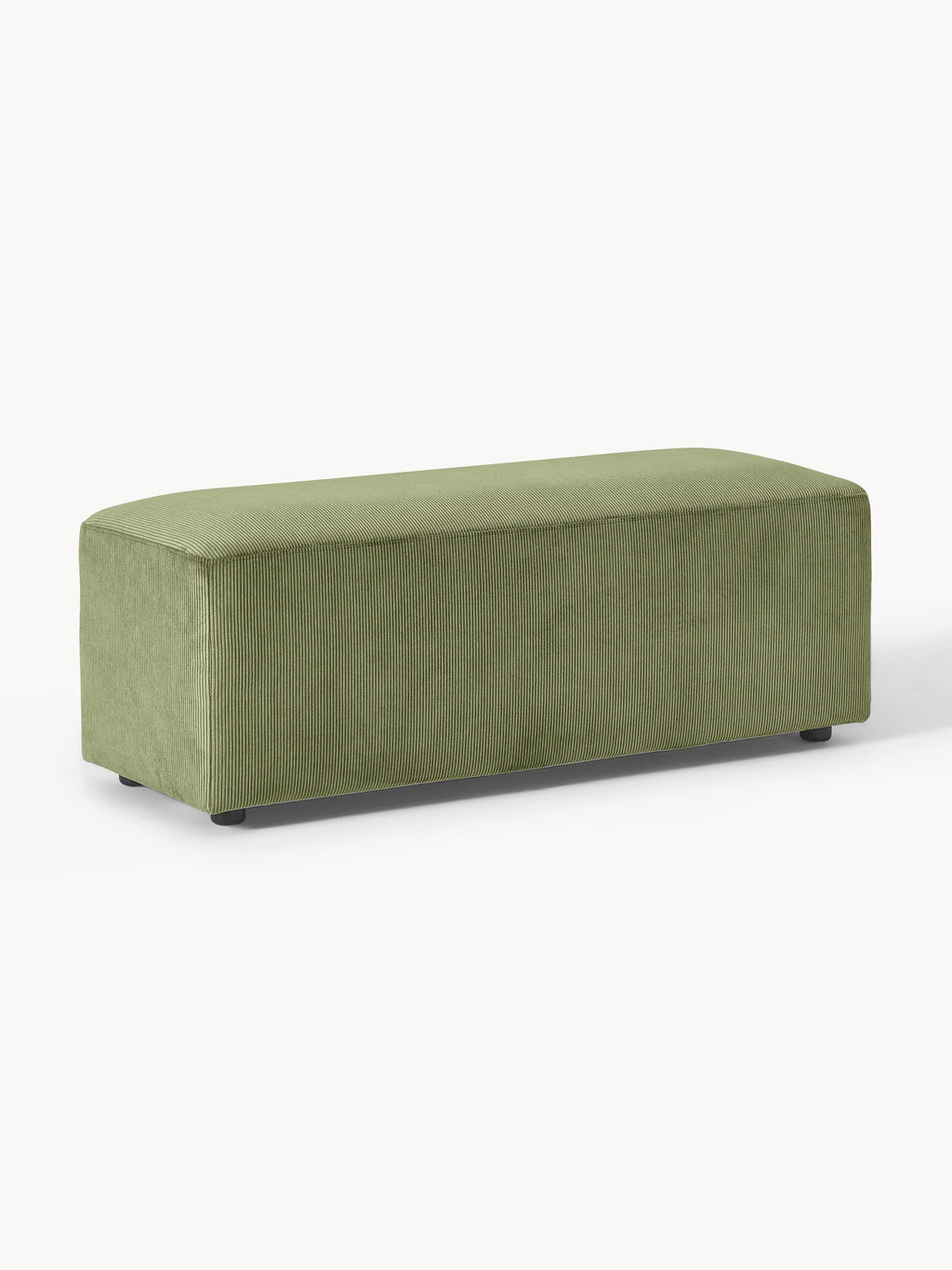 Melva XL Corduroy Ottoman, W 116 x D 42 cm