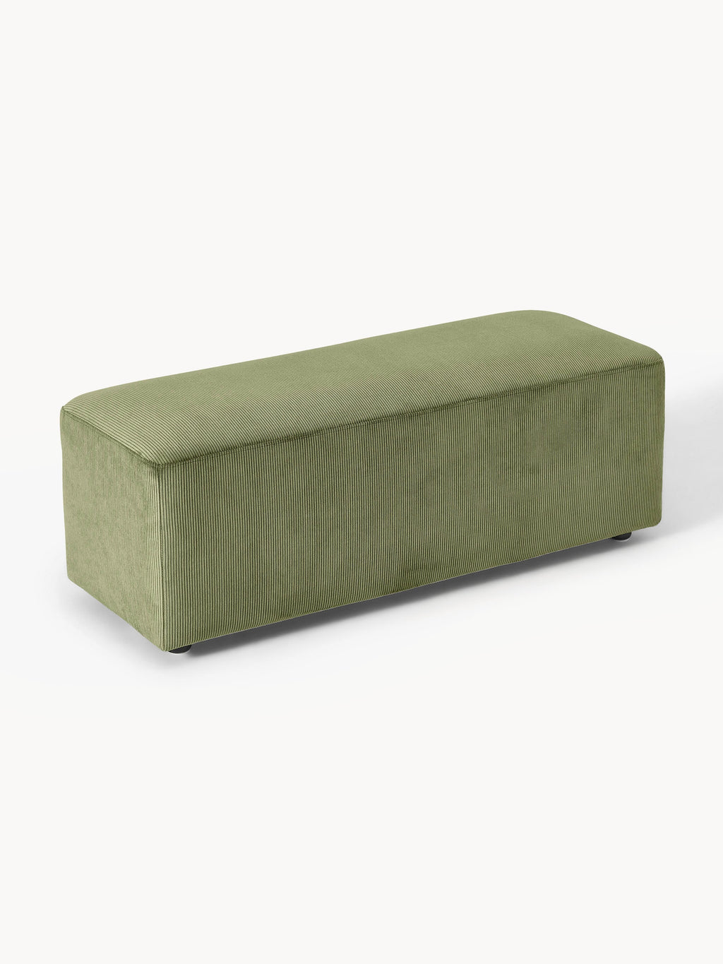 Melva XL Corduroy Ottoman, W 116 x D 42 cm