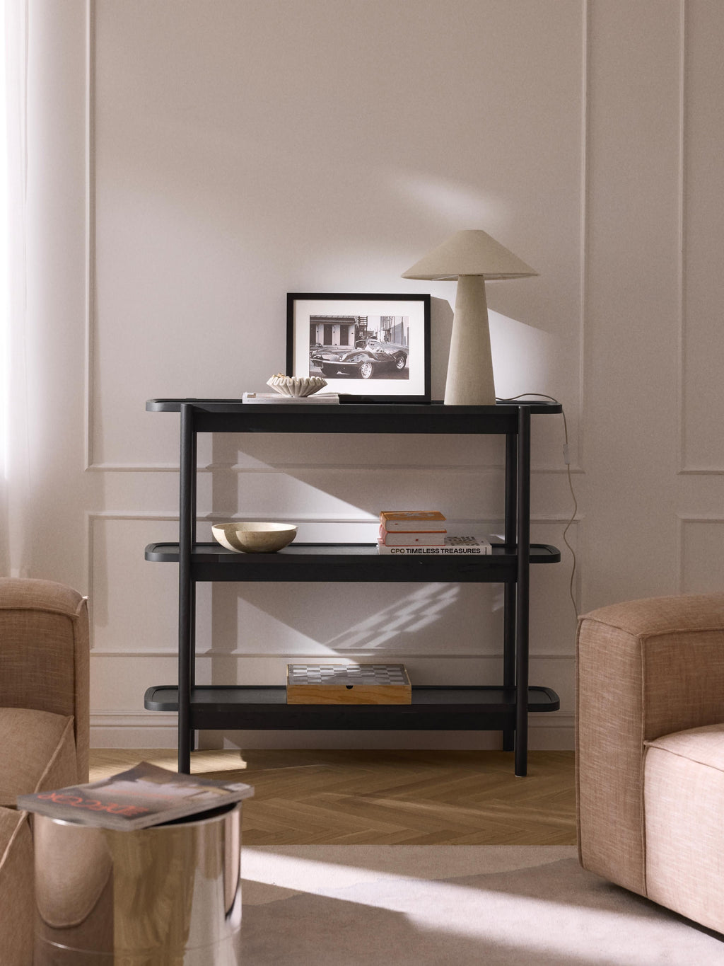 Libby Low Wooden Shelving Unit