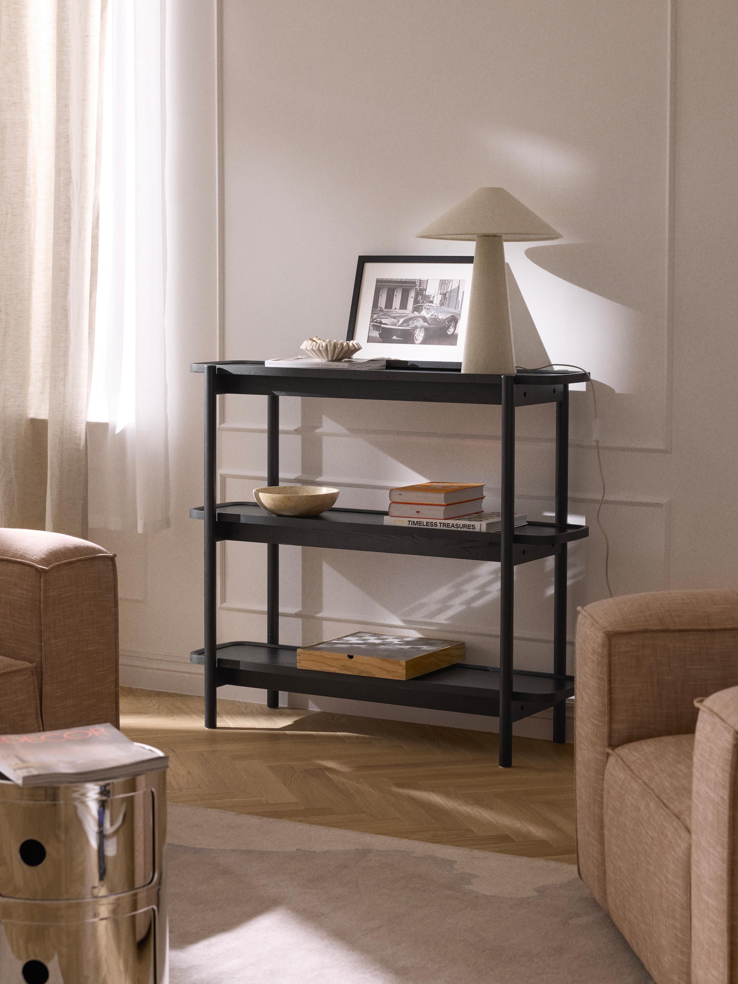 Libby Low Wooden Shelving Unit