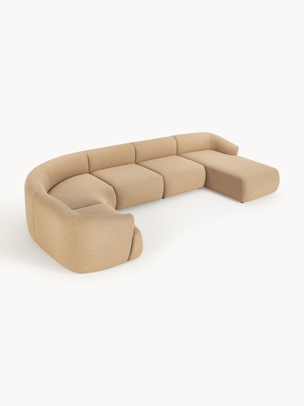 Gallery image 1 - XL Modular Bouclé Sofa Sofia