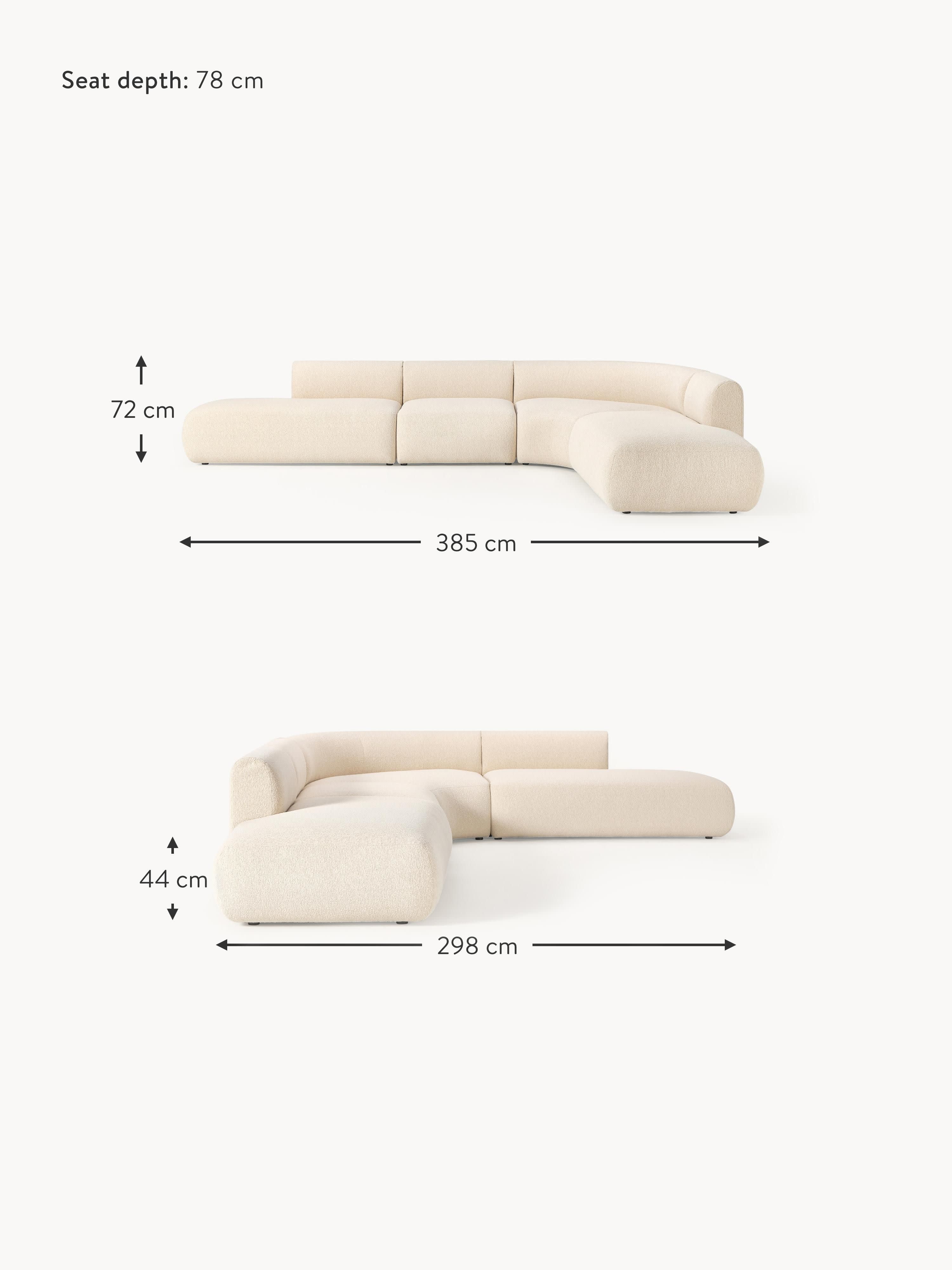 Sofia XL Modular Bouclé Corner Sofa