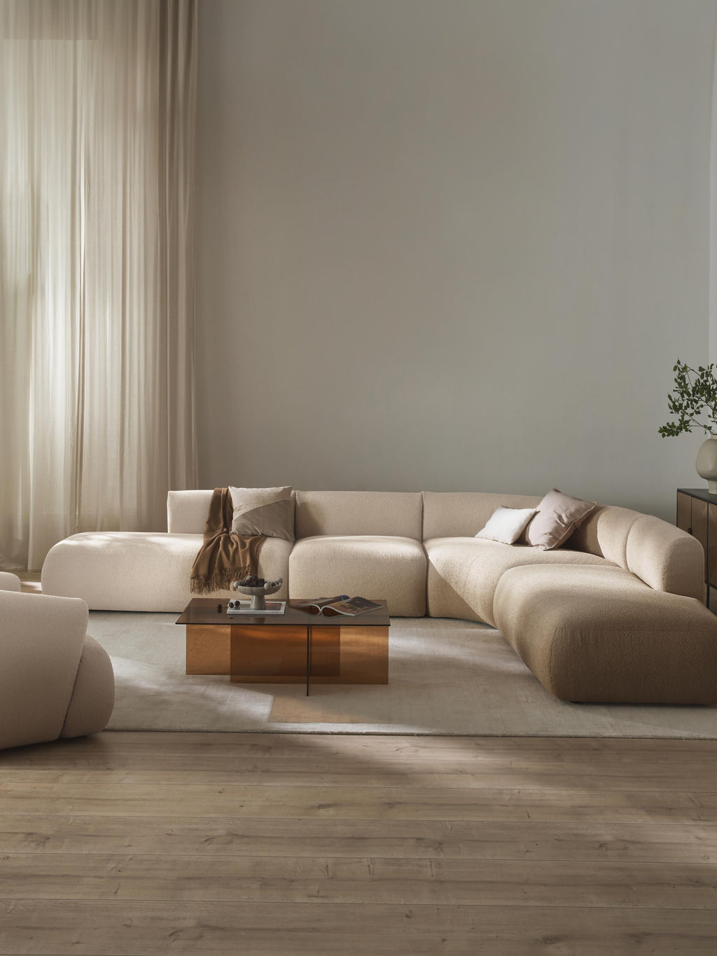 Sofia XL Modular Bouclé Corner Sofa