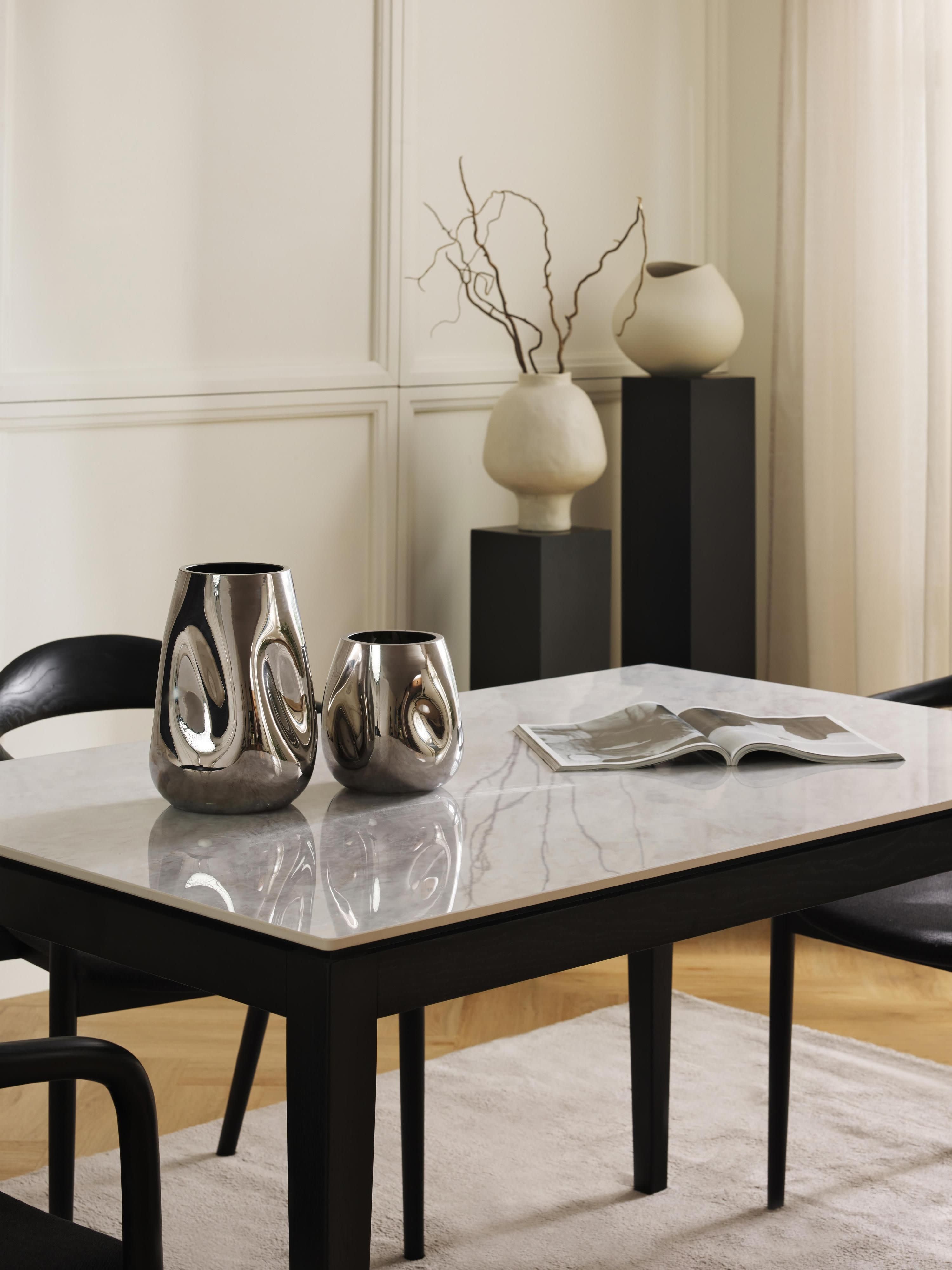 Jackson Marble Effect Dining Table, in various sizes