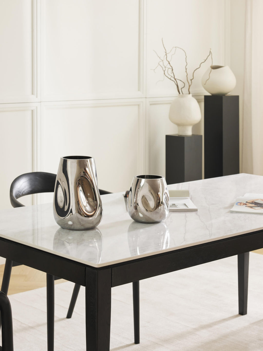 Jackson Marble Effect Dining Table, in various sizes