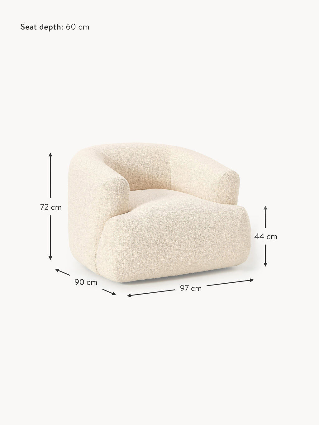 Sofia Bouclé Armchair