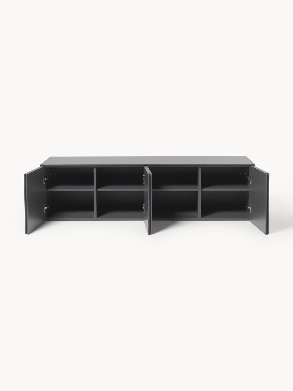 Shea Wall-Mounted Lowboard with Ribbed Front