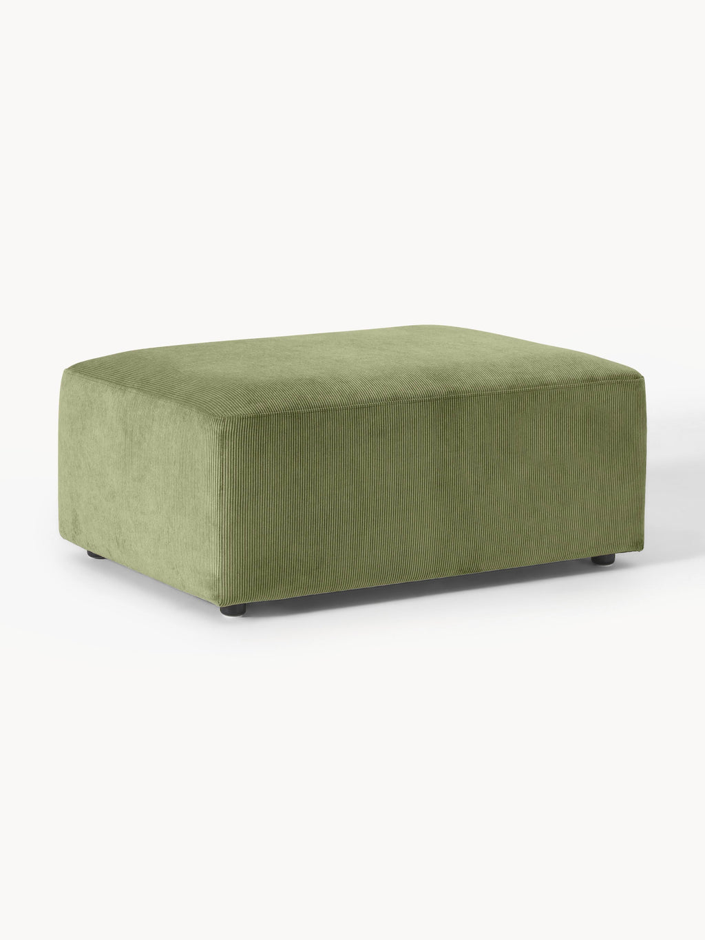 Gallery image 1 - Corduroy Ottoman Melva, W 99 x D 72 cm