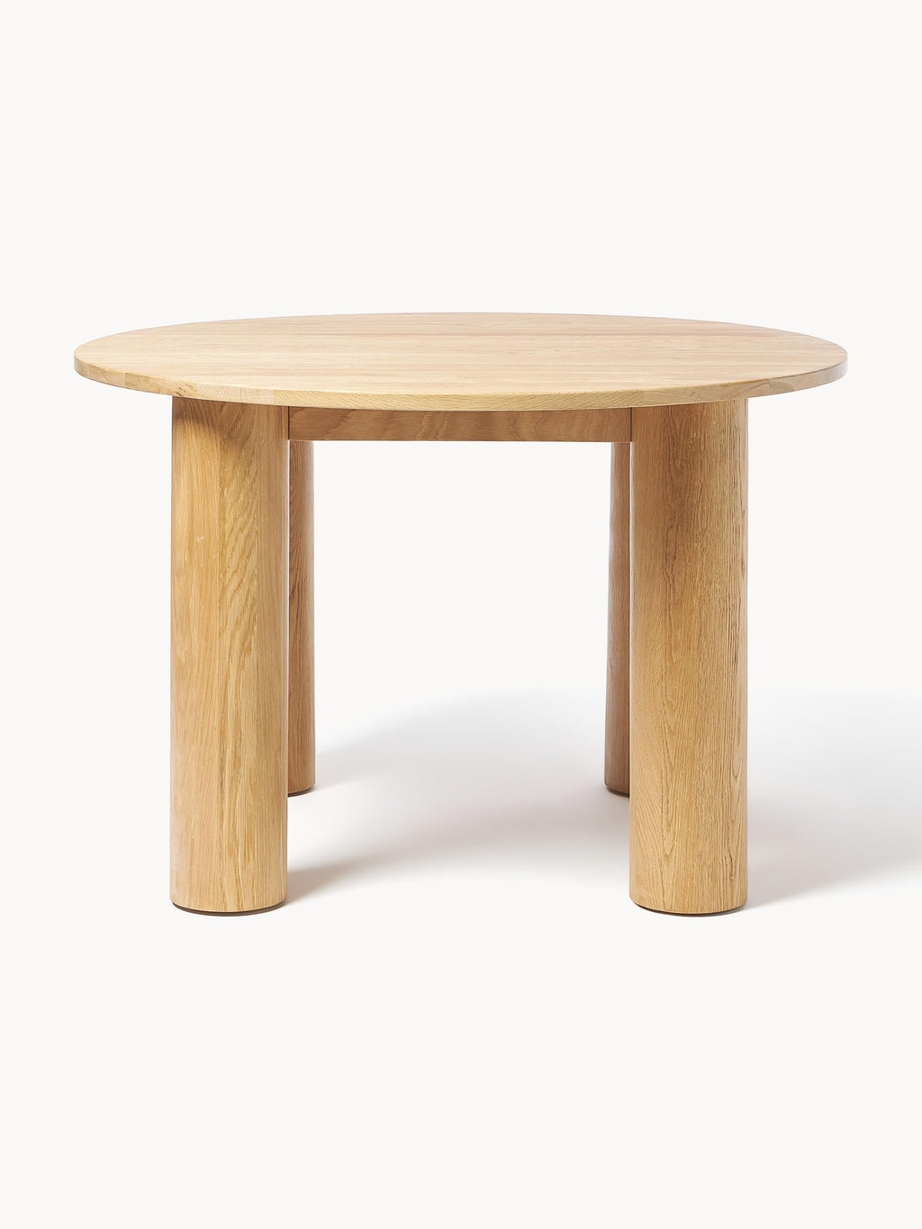 Ohana Round Oak Wood Dining Table, Ø 120 cm