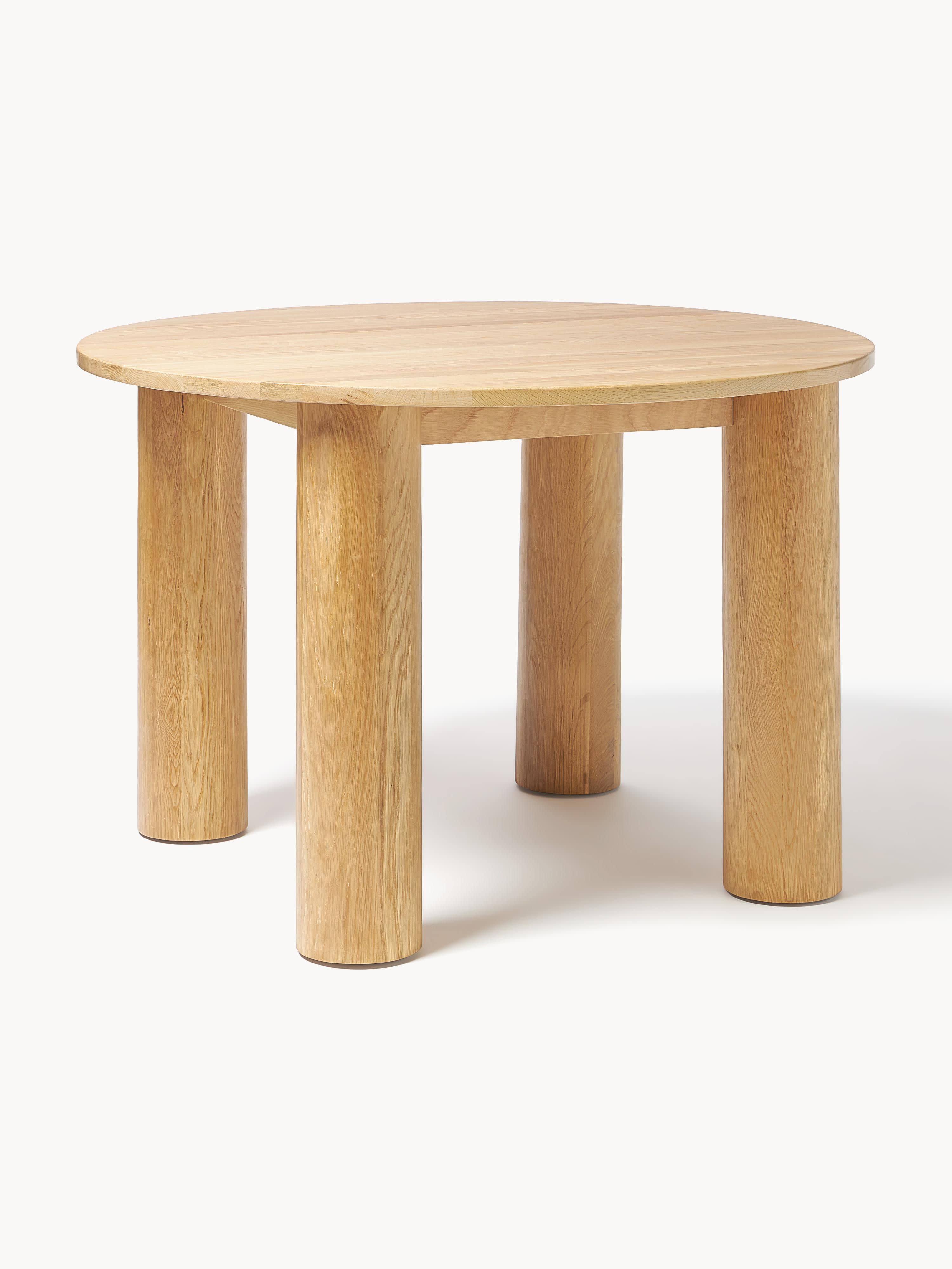 Gallery image 1 - Round Oak Wood Dining Table Ohana, Ø 120 cm