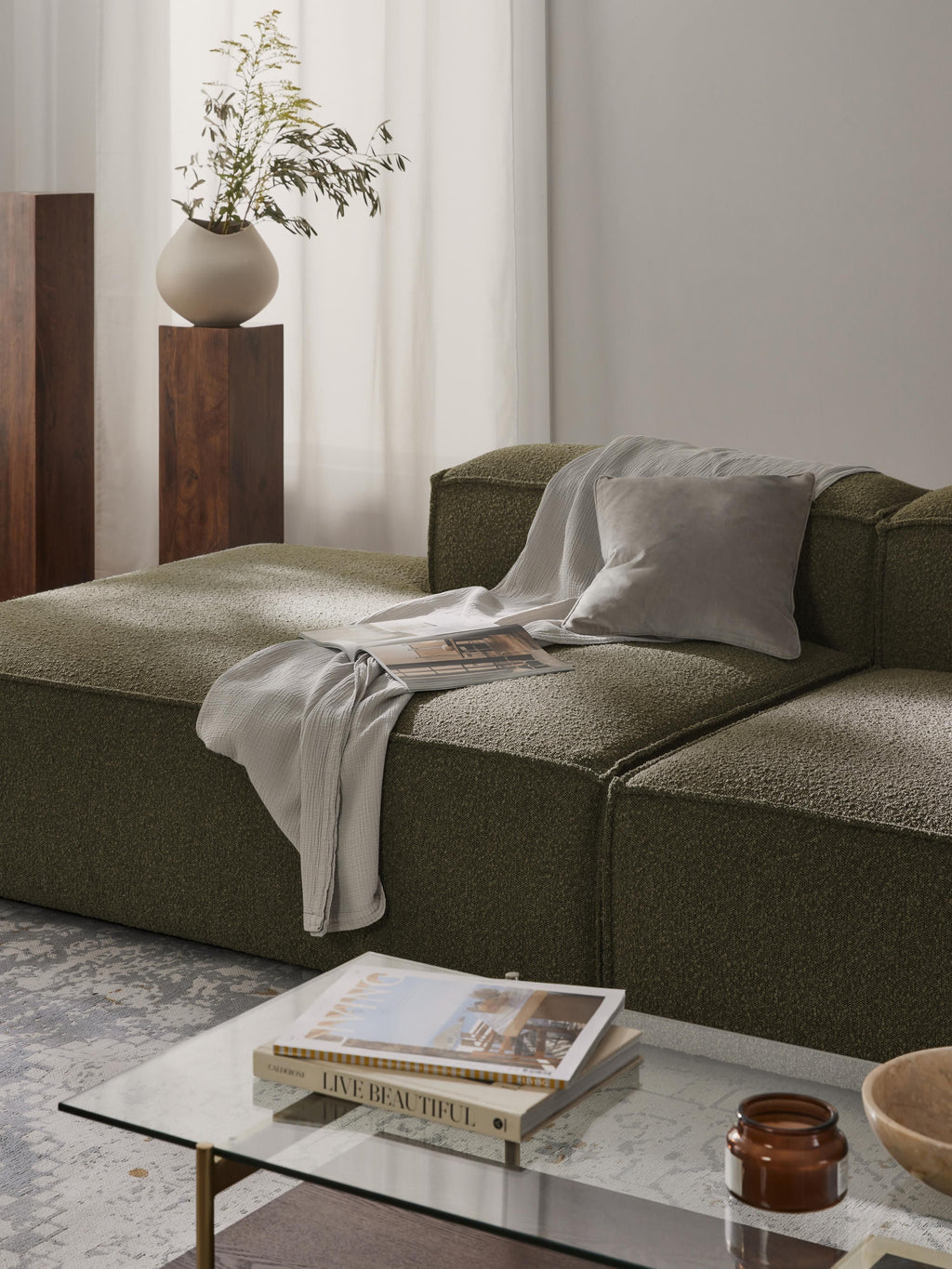 Lennon Bouclé Chaise Module