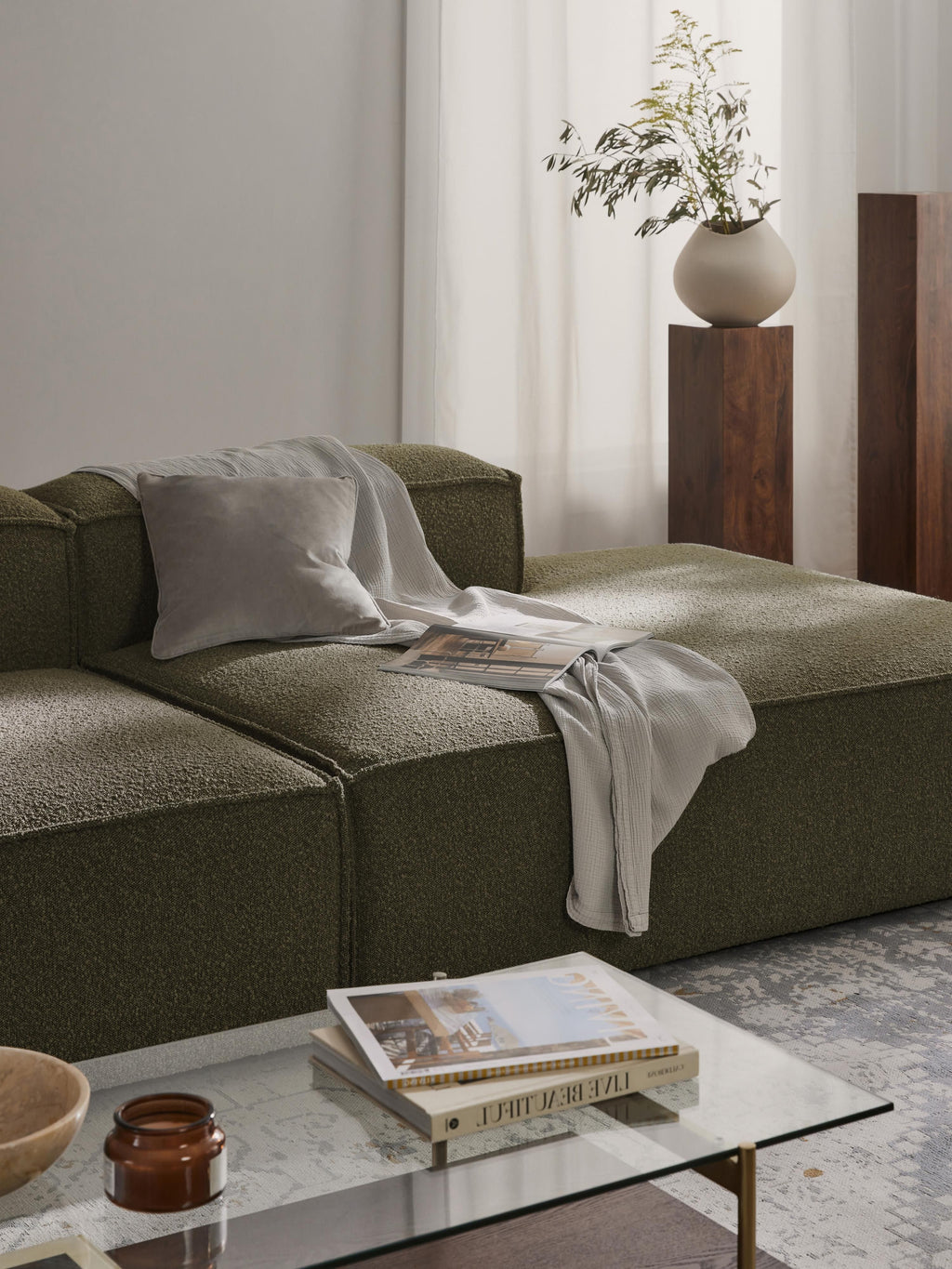 Lennon Bouclé Chaise Module