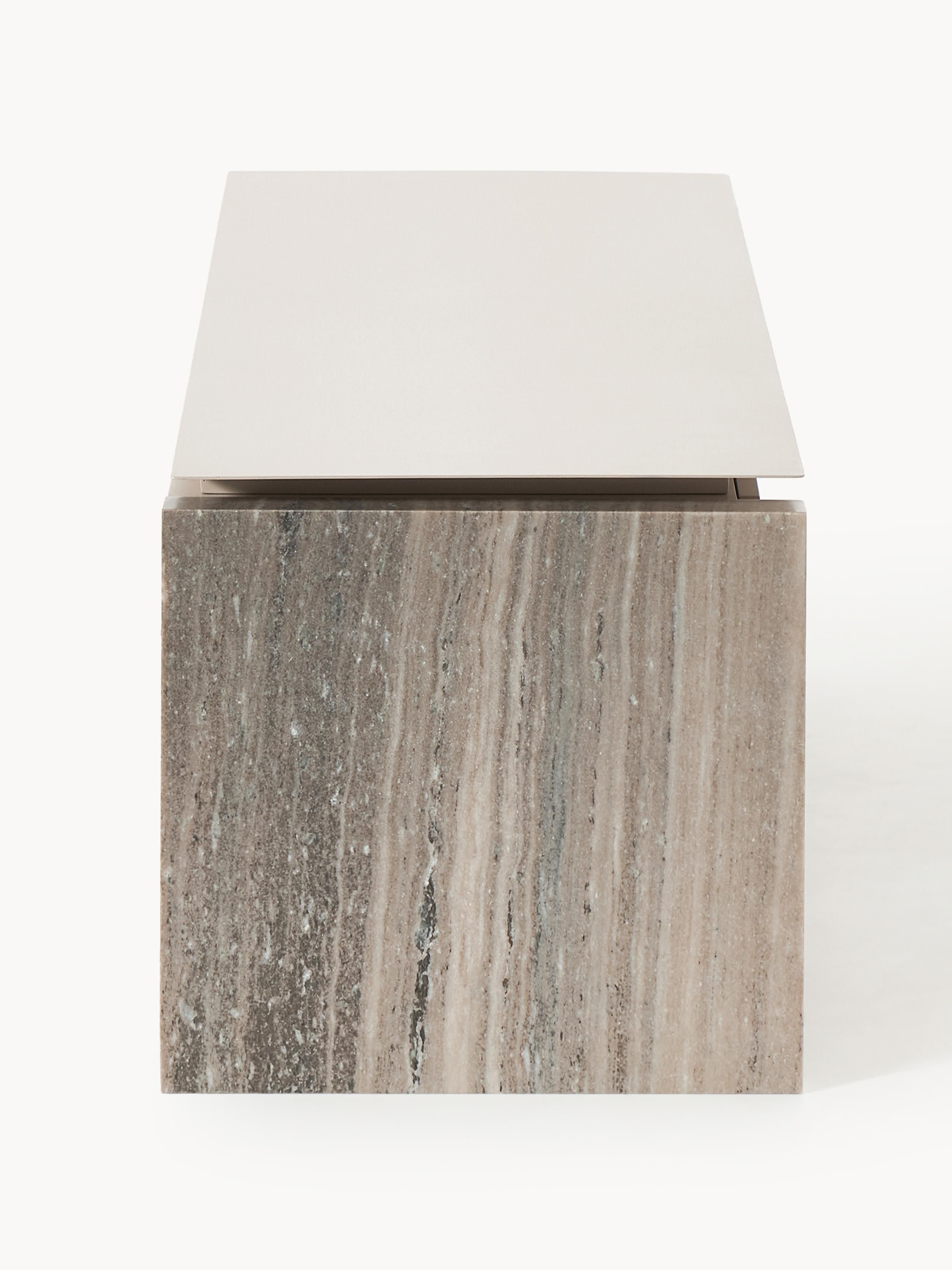 Bruce Marble and Metal Lowboard