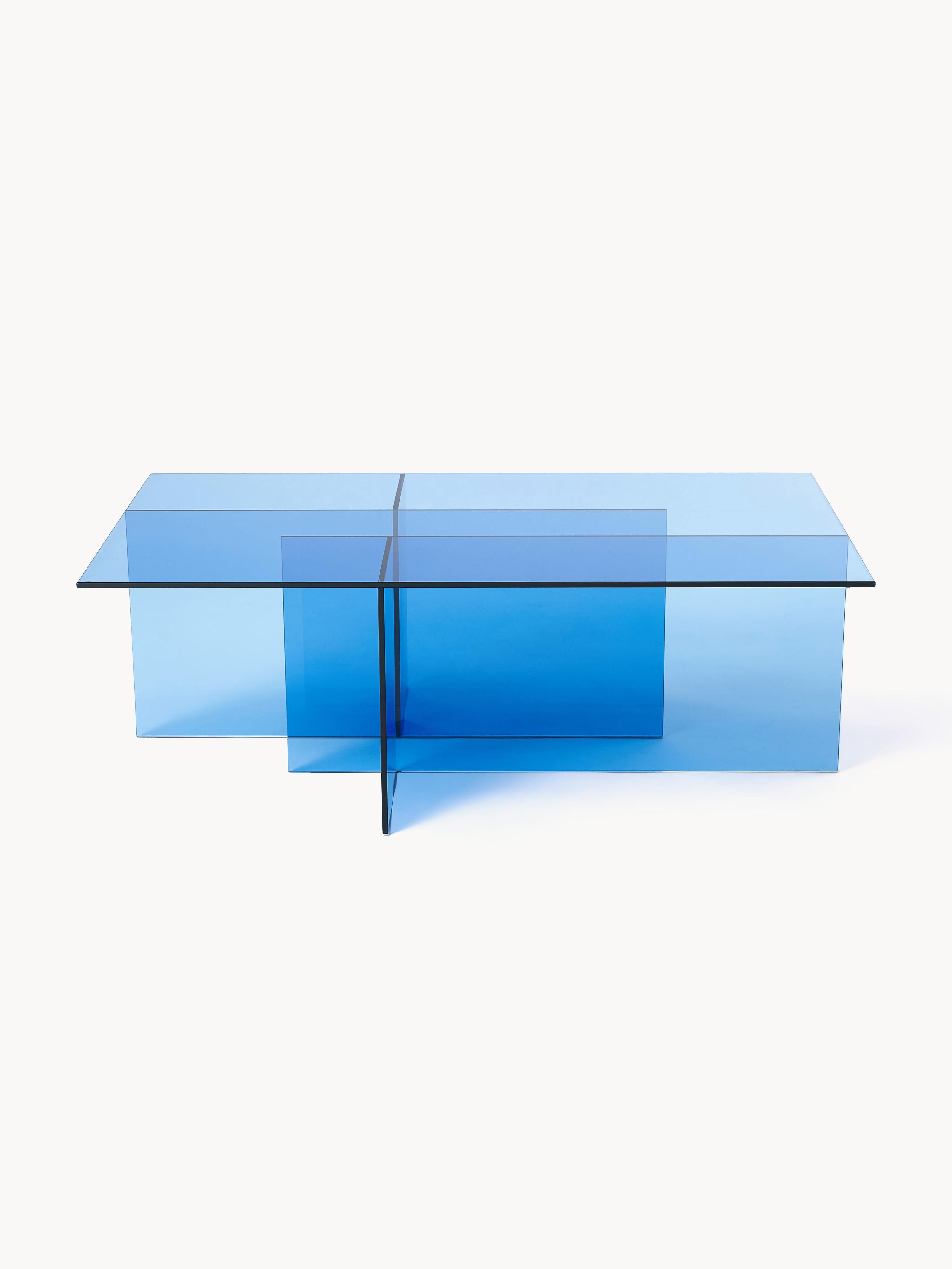 Anouk Glass Coffee Table, W 102 cm