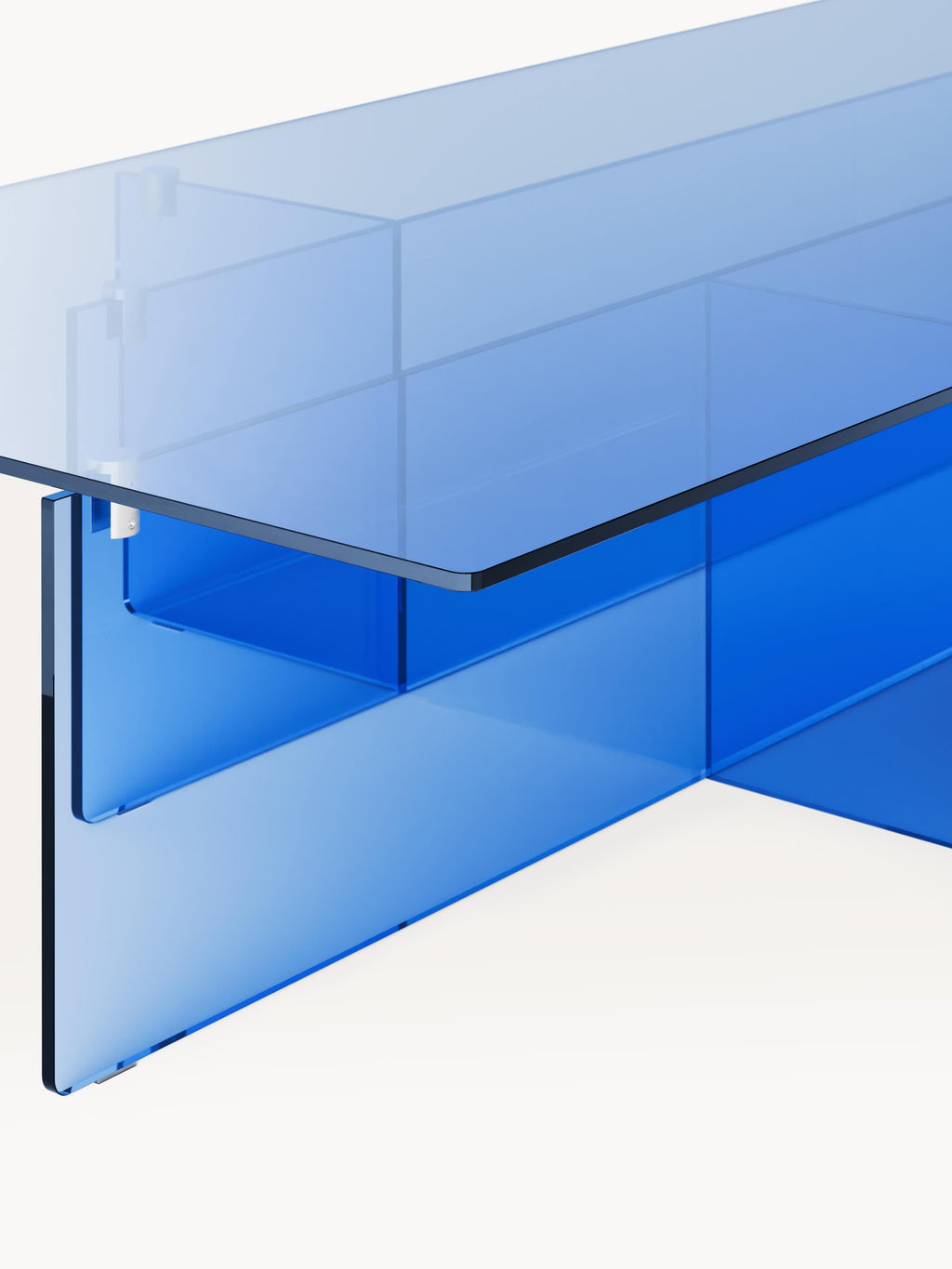 Anouk Glass Coffee Table, W 102 cm