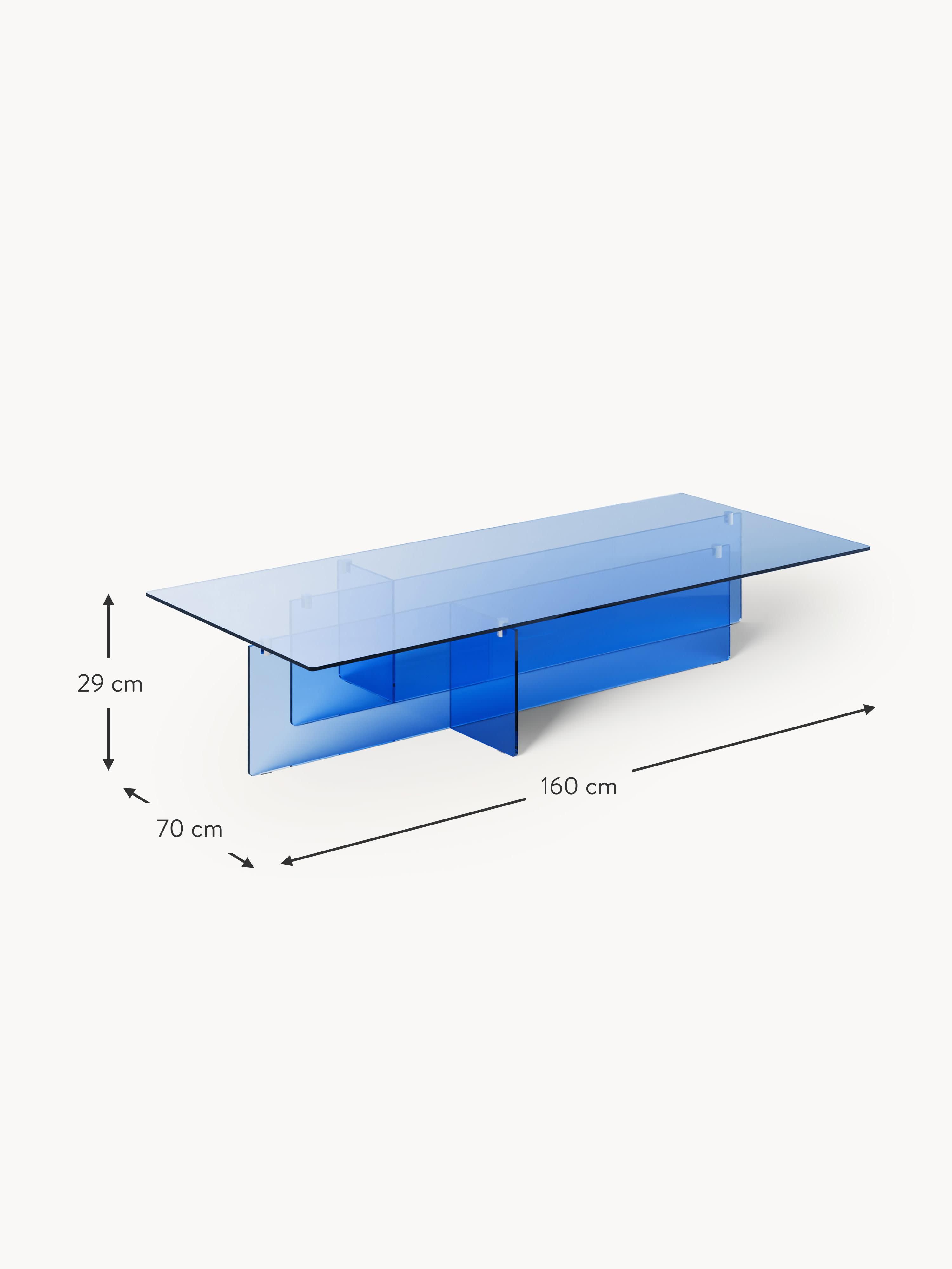 Anouk Glass Coffee Table, W 102 cm