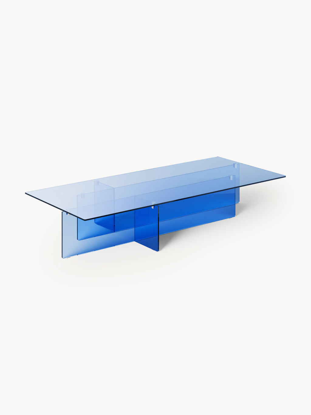 Anouk Glass Coffee Table, W 102 cm