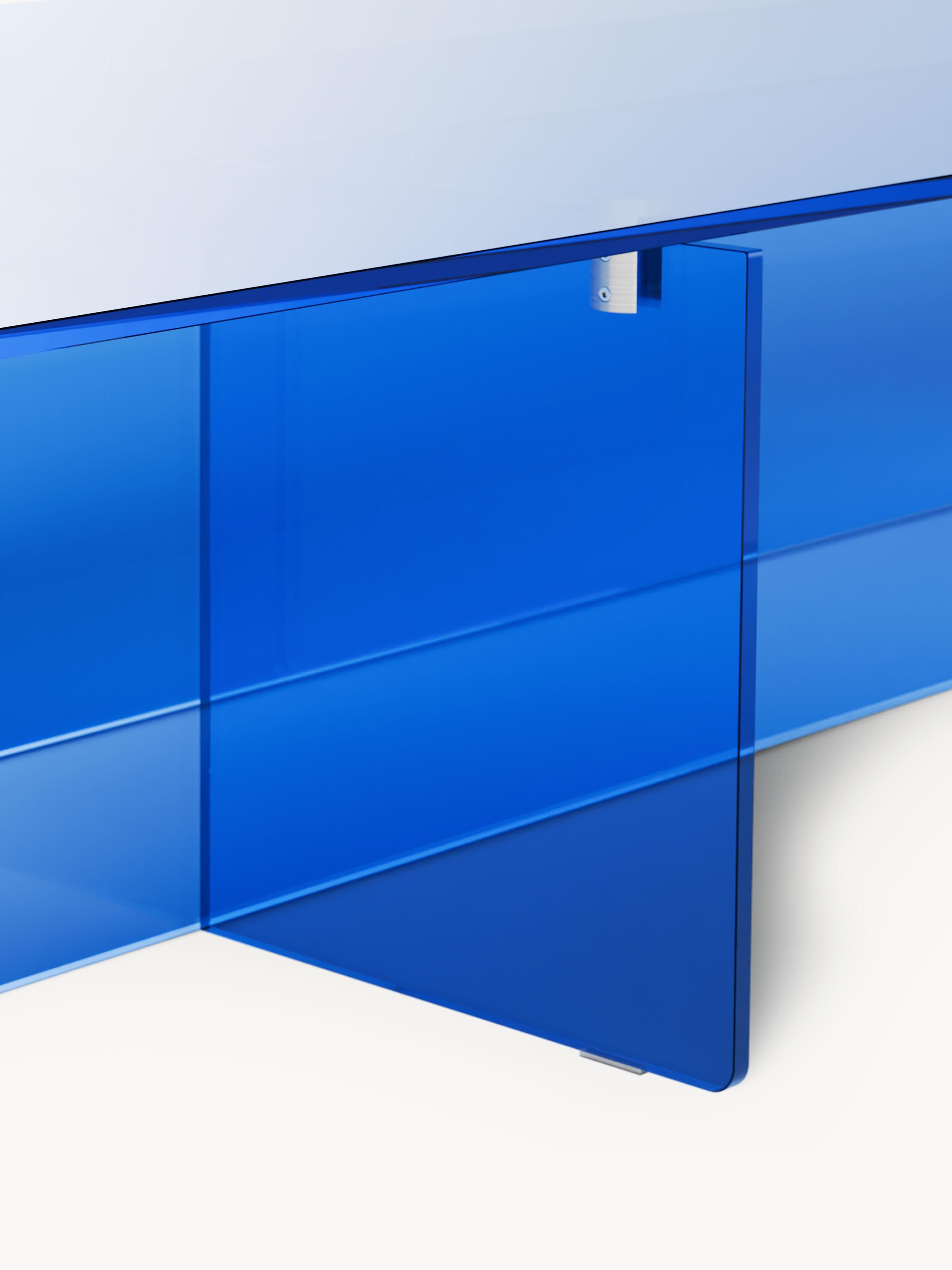Anouk Glass Coffee Table, W 102 cm