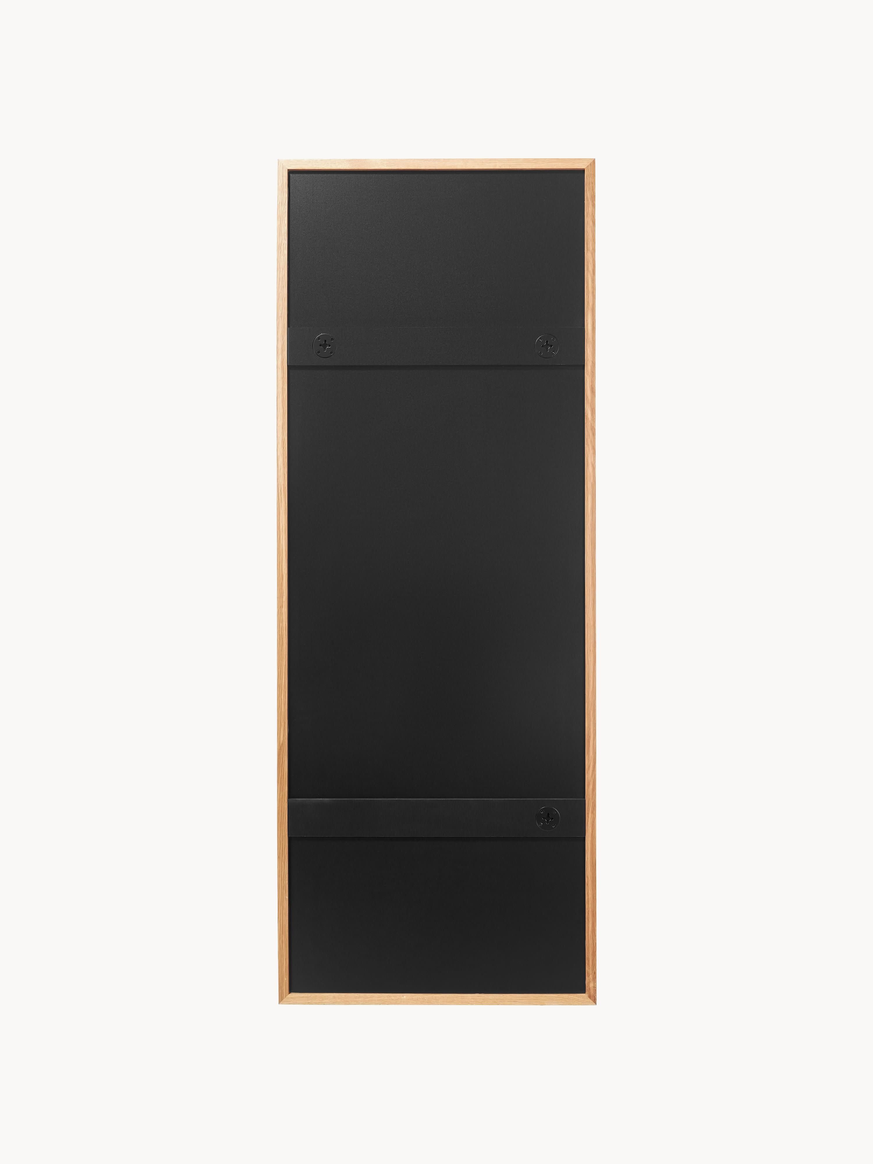 Avery Full-Length Wall Mirror with Oak Wood Frame