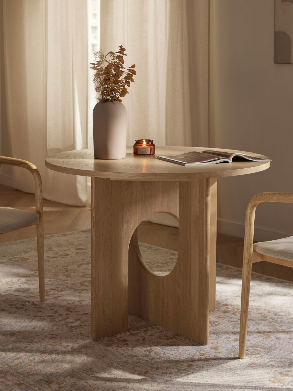 Apollo Round Dining Table, in various sizes