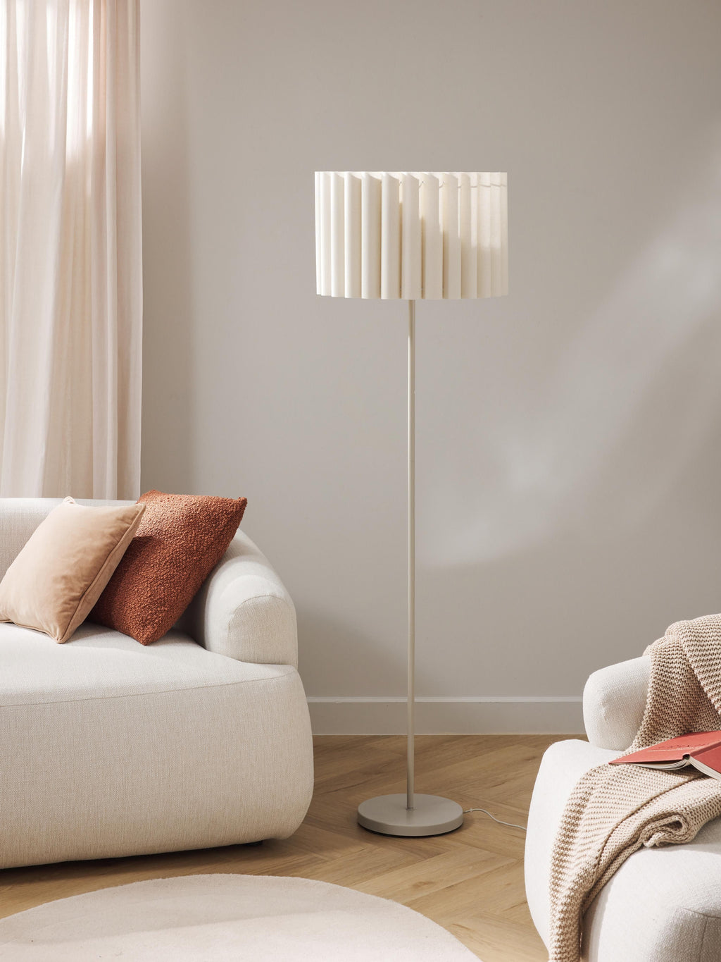 Lucina Linen Floor Lamp