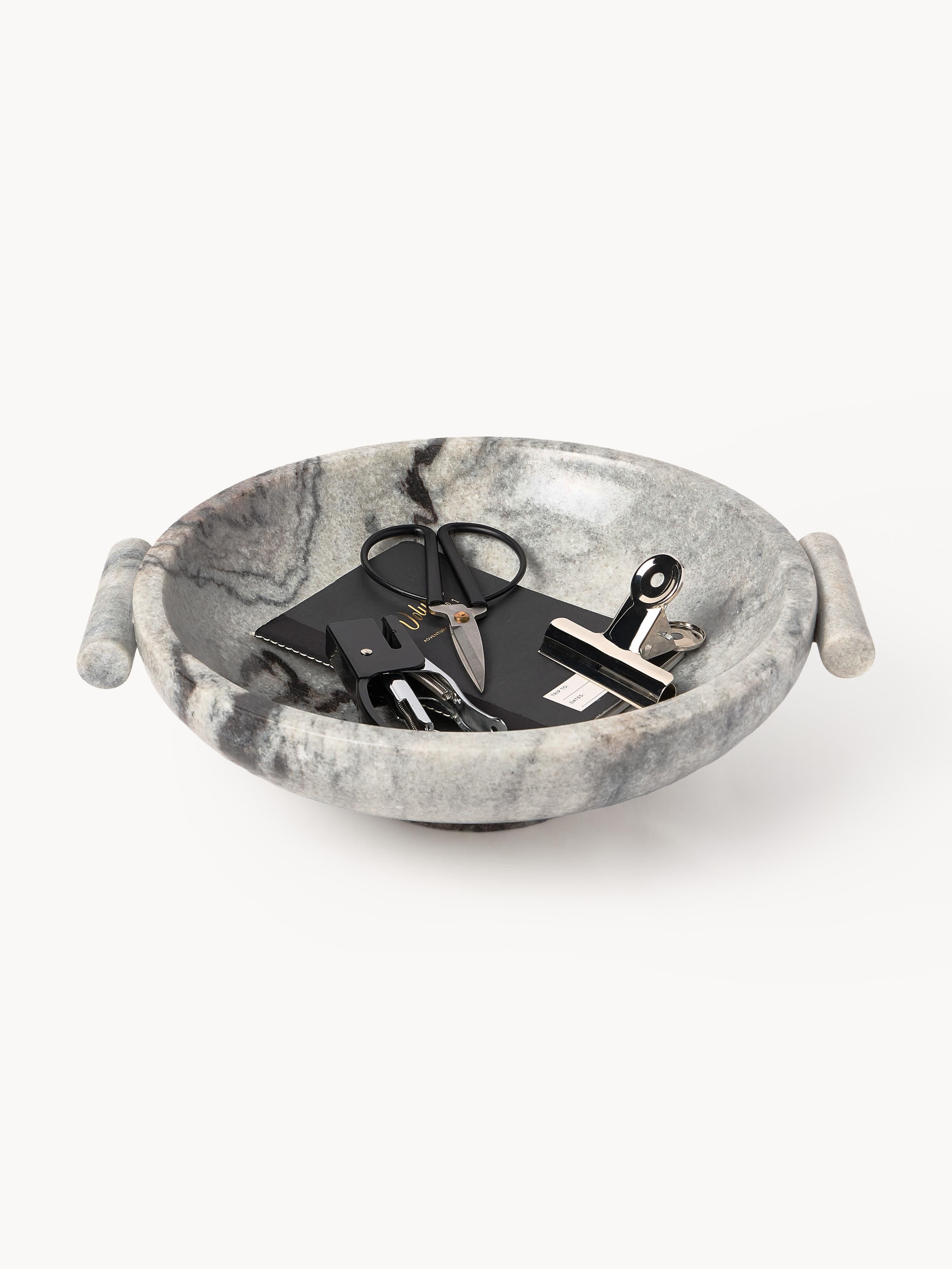 Fossil Decorative Marble Bowl, H 10 cm
