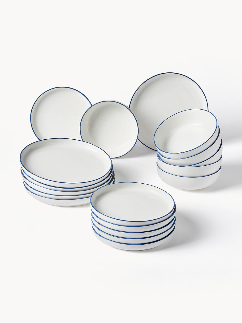 Gallery image 1 - Porcelain Tableware Set Facile