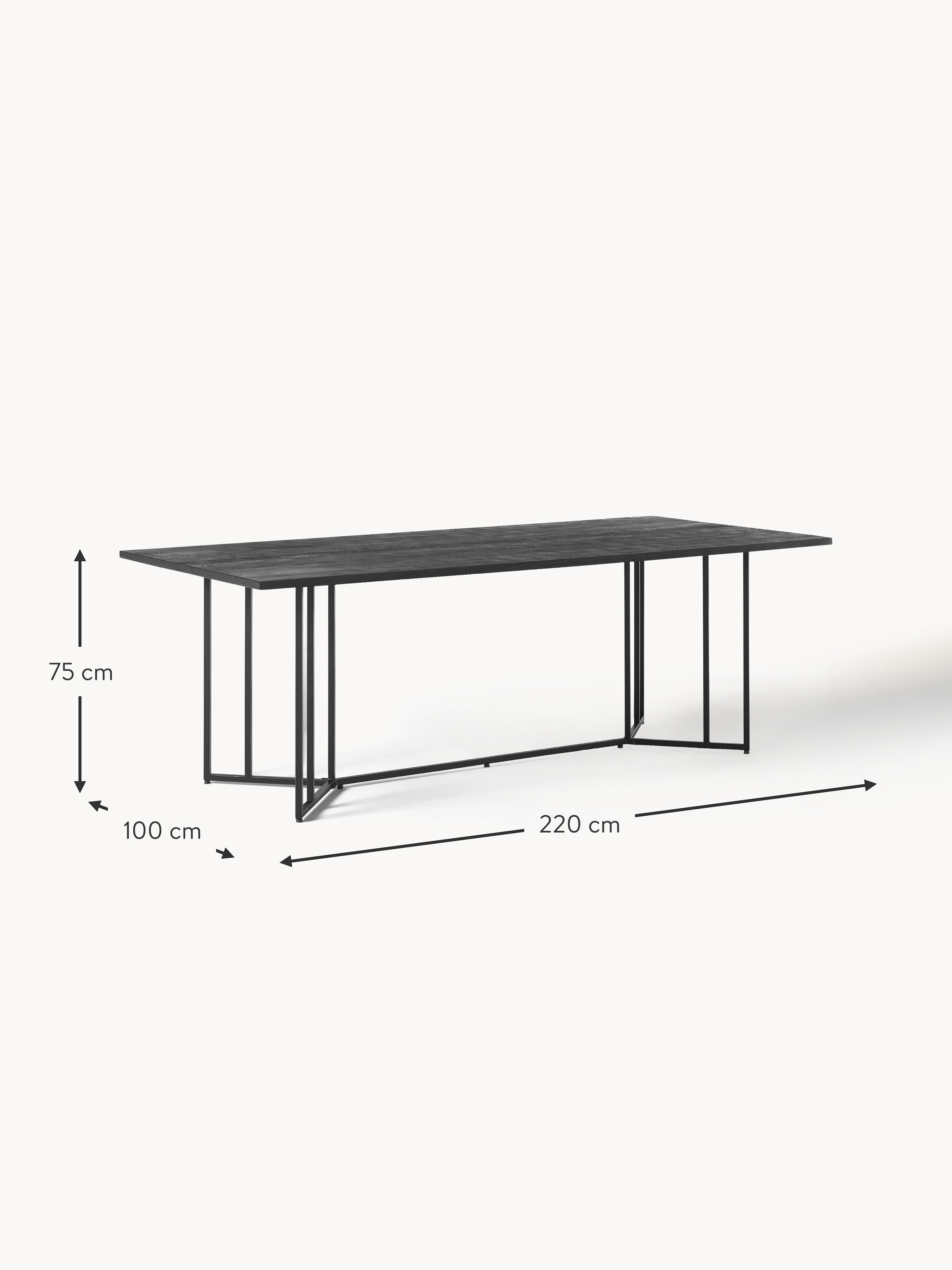 Luca Mango Wood Dining Table, in various sizes