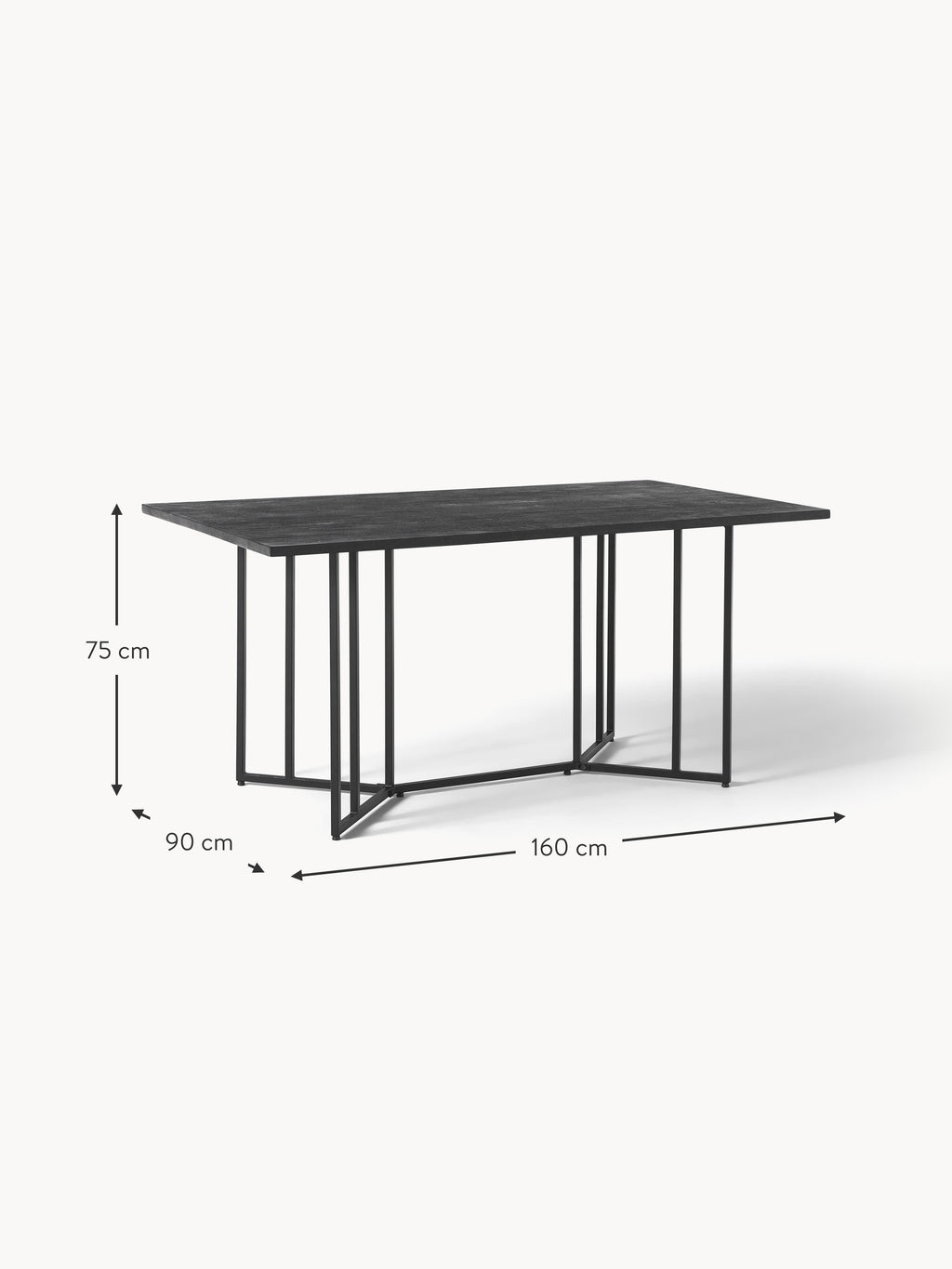 Luca Mango Wood Dining Table, in various sizes