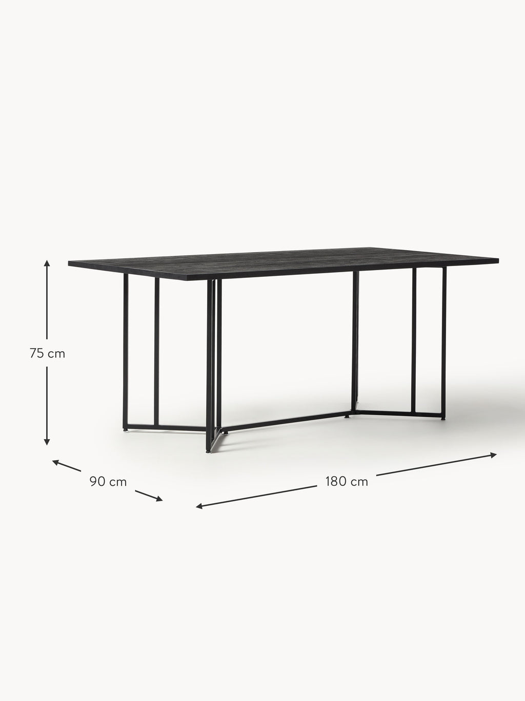 Luca Mango Wood Dining Table, in various sizes