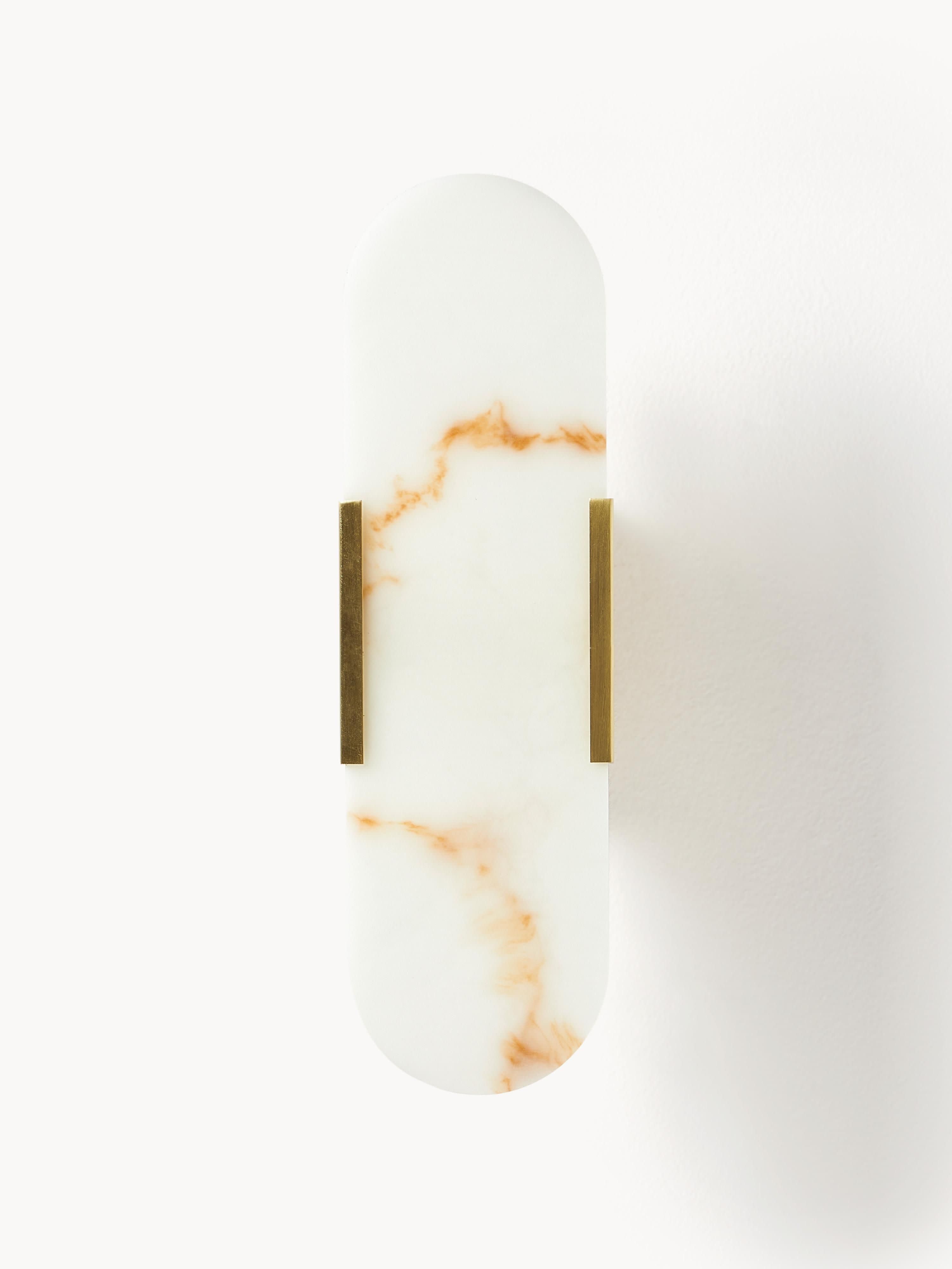 Galene Marble Effect Wall Lamp