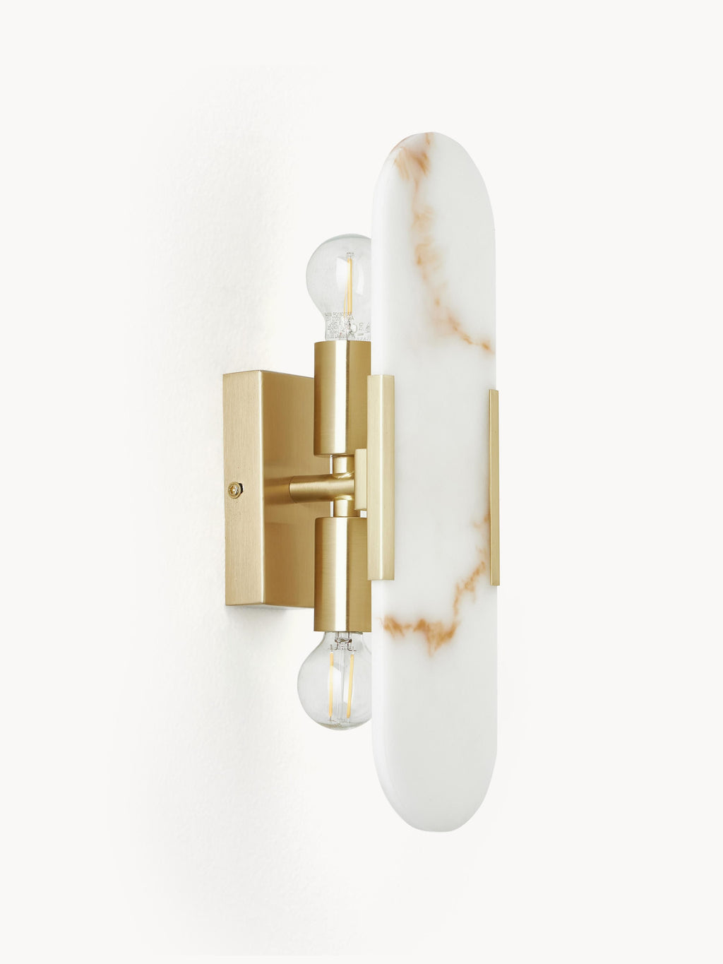 Gallery image 1 - Marble Effect Wall Lamp Galene