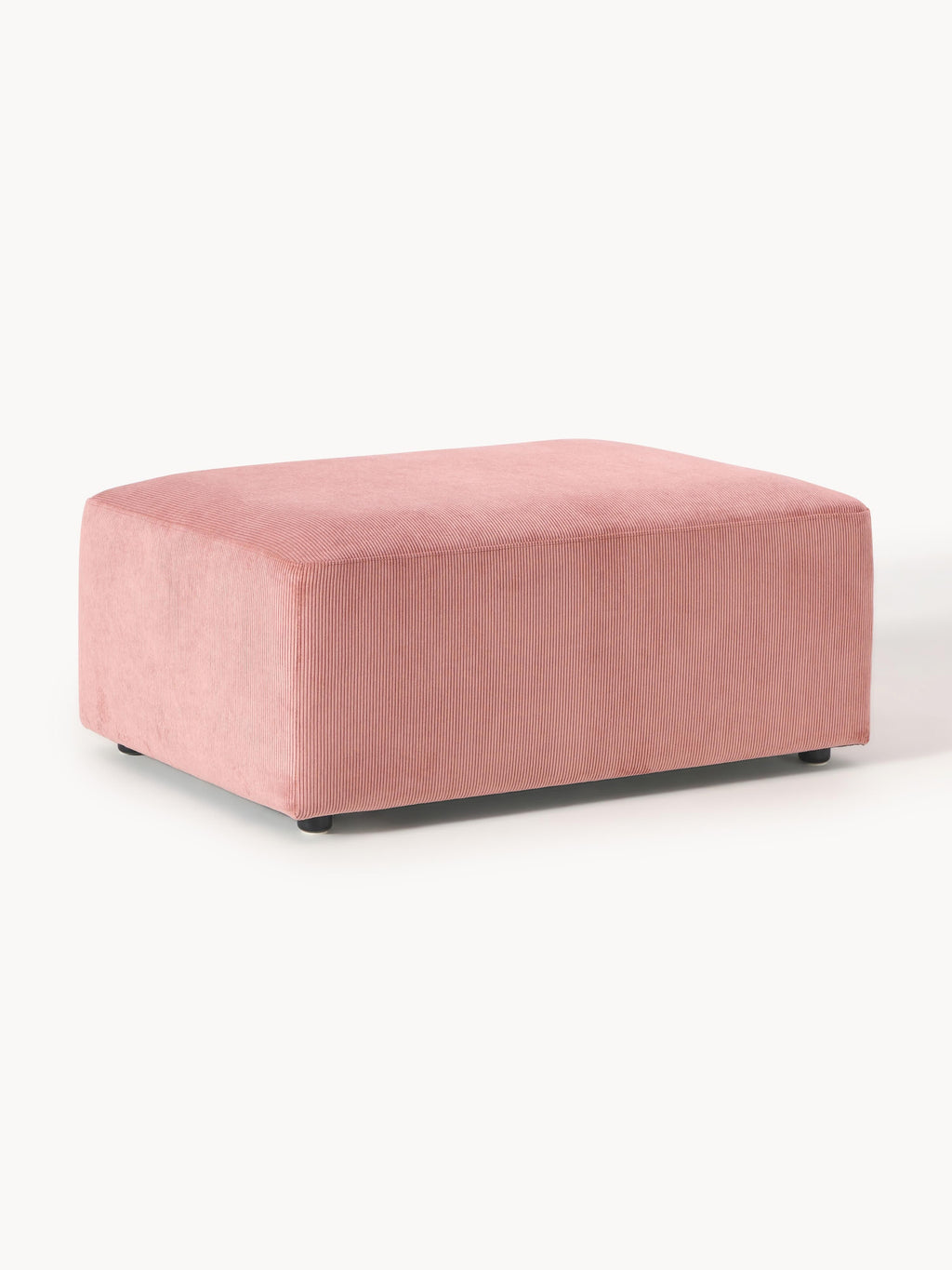 Gallery image 1 - Corduroy Ottoman Melva, W 99 x D 72 cm