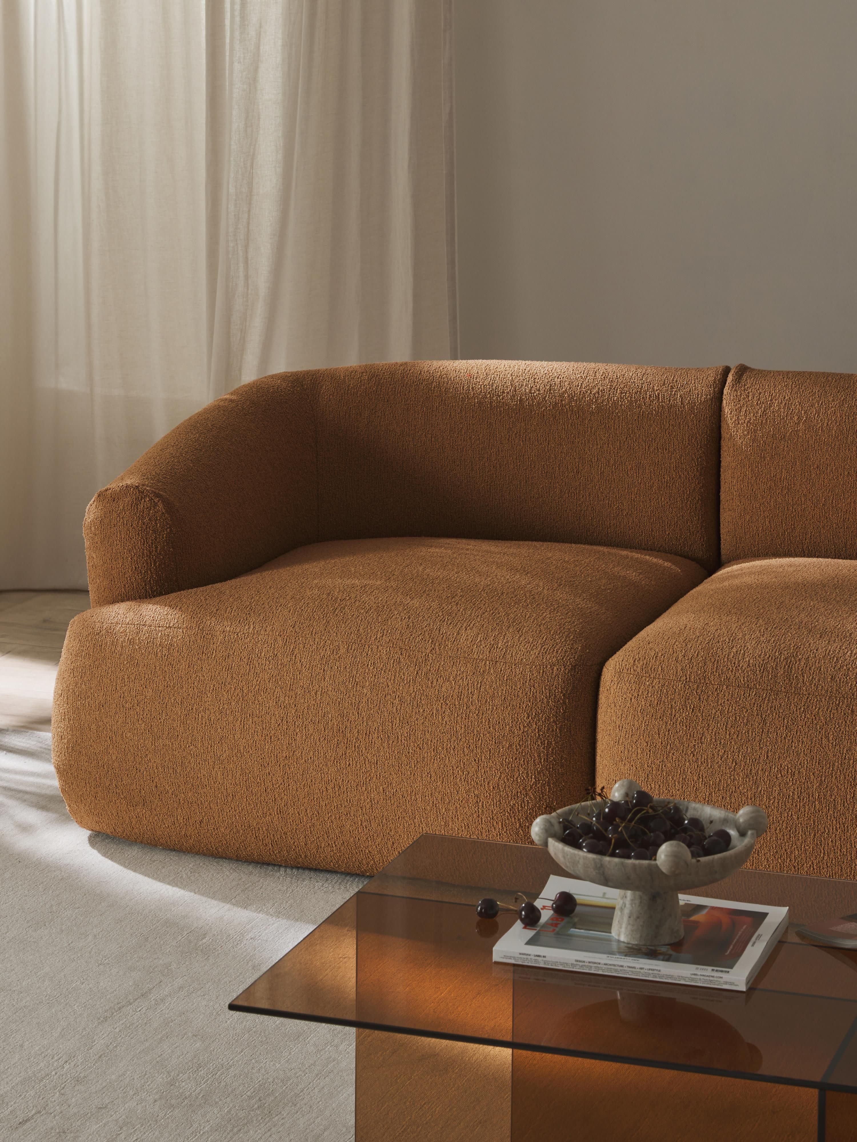 Sofia Modular Bouclé Sofa (4-seater)