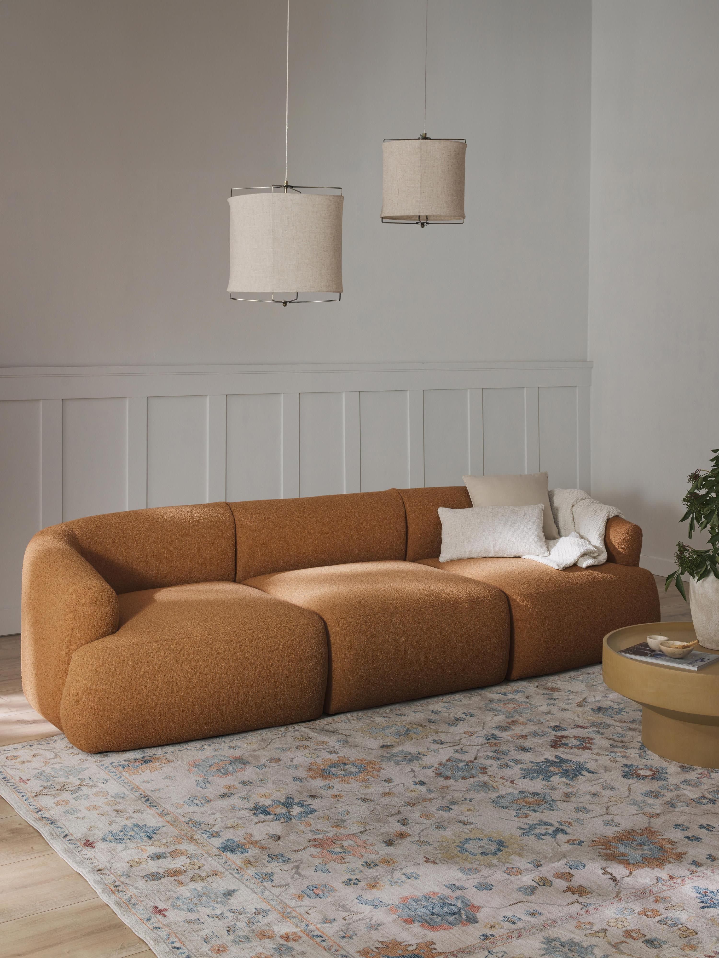 Sofia Modular Bouclé Sofa (4-seater)