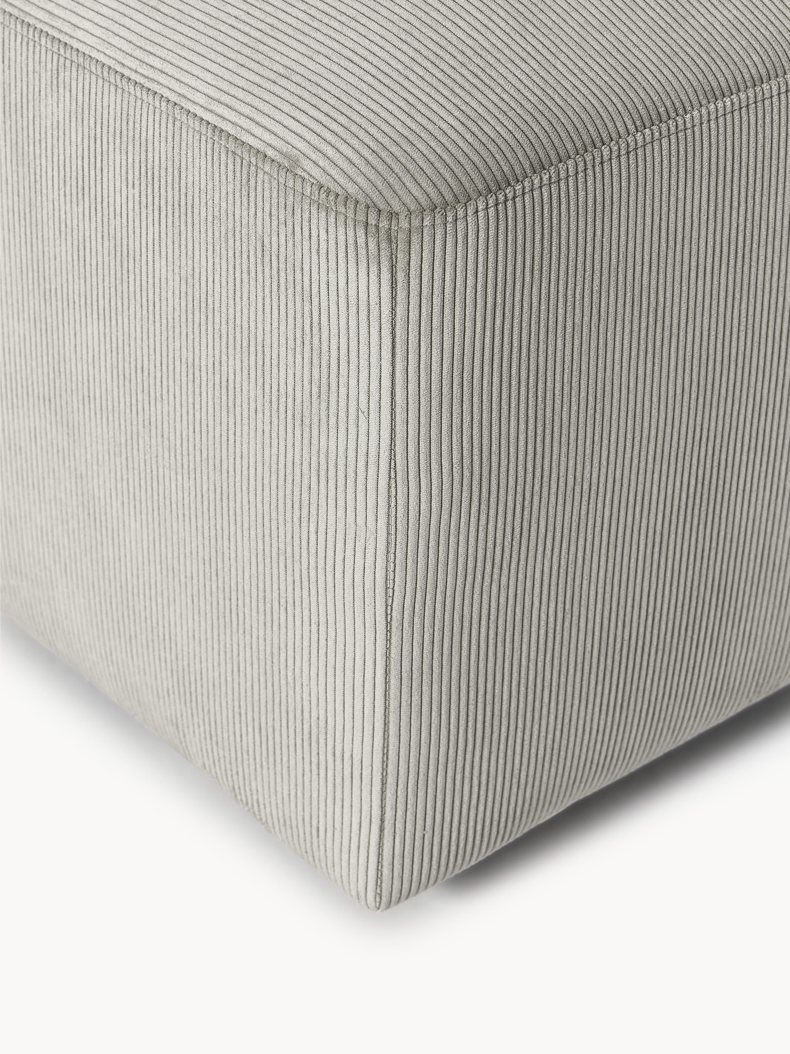 Melva Corduroy Ottoman, W 99 x D 42 cm