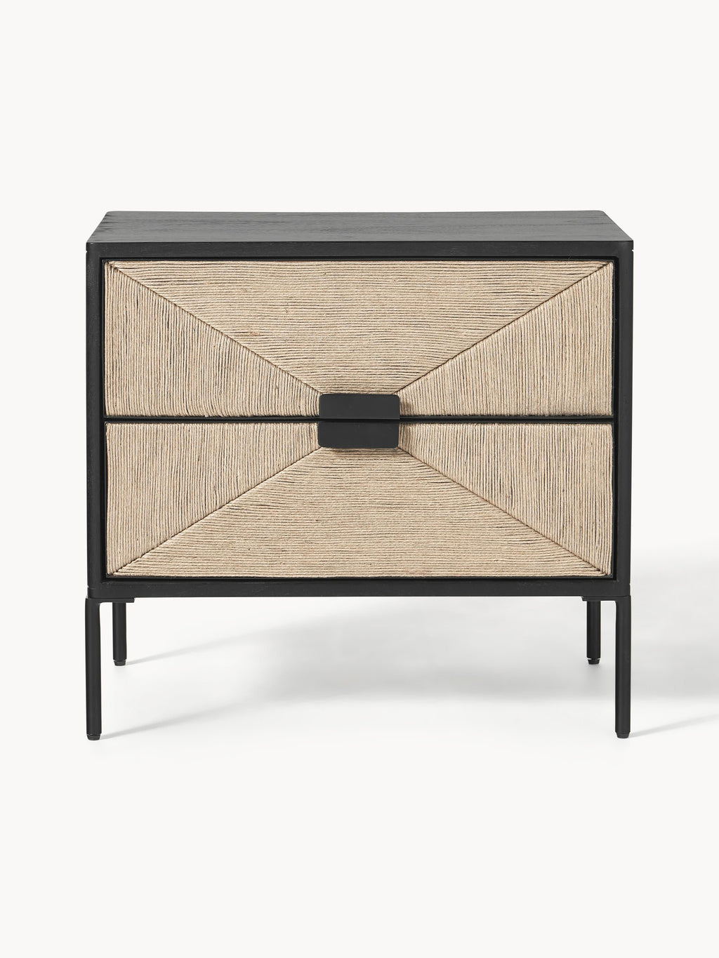 June Mango Wood Bedside Table with Drawers