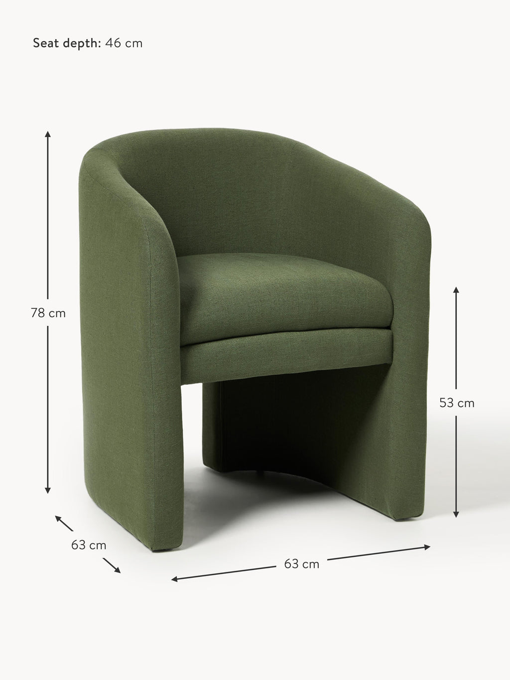Mairo Dining Chair with Armrests