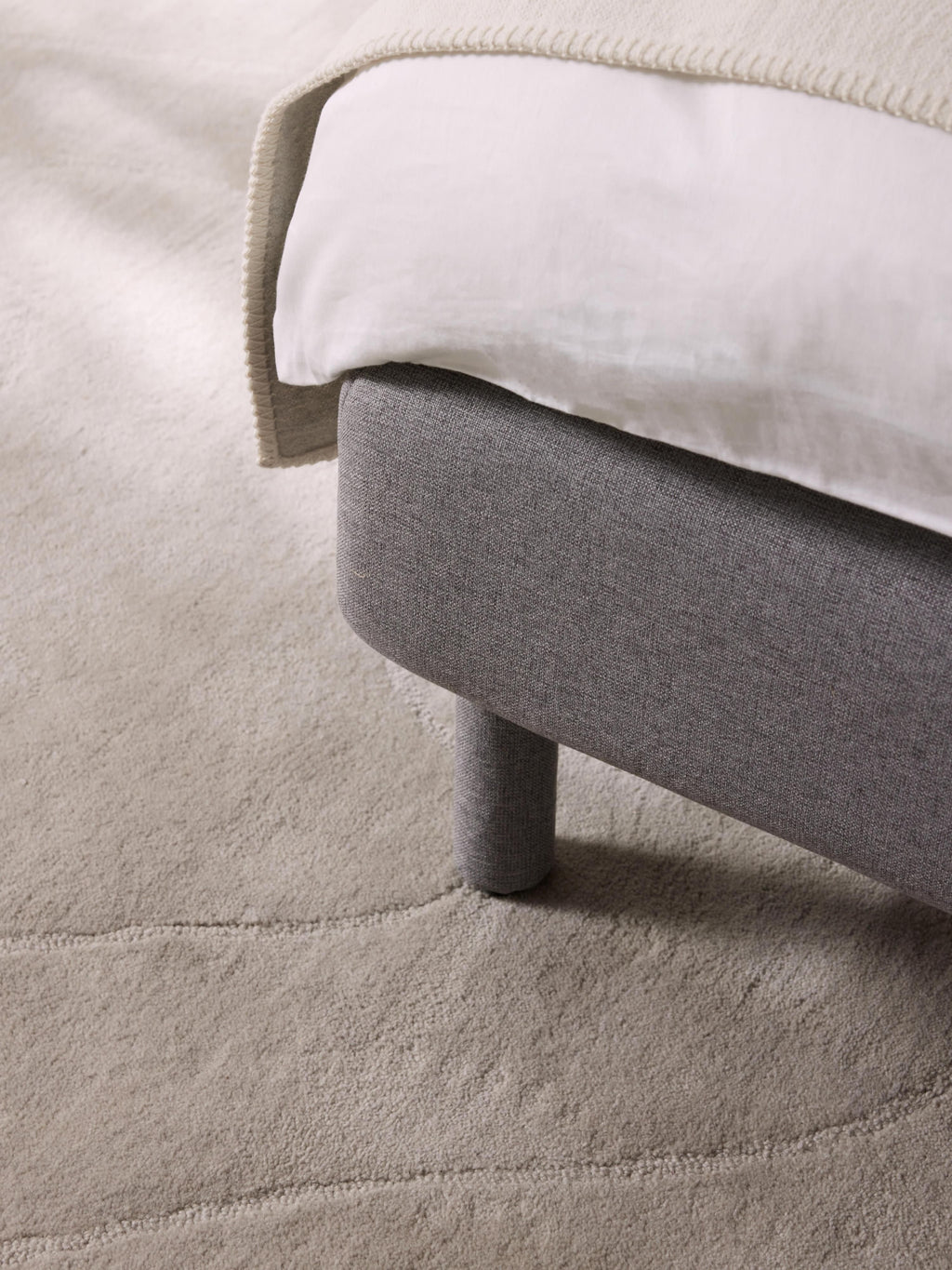 Luma Upholstered Bed with Headboard