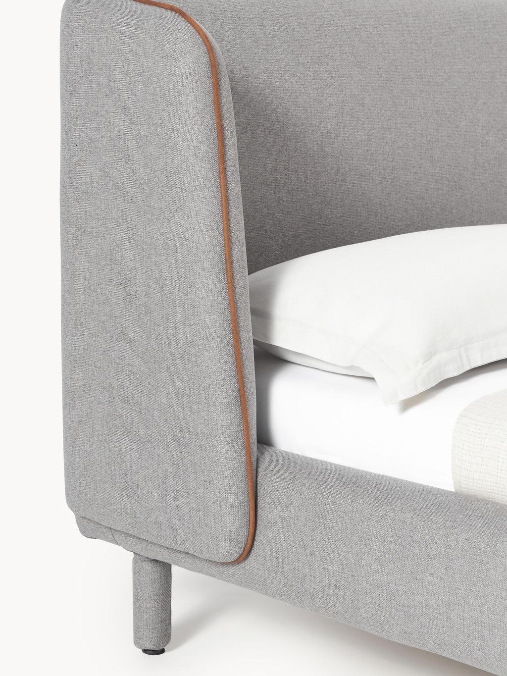 Luma Upholstered Bed with Headboard