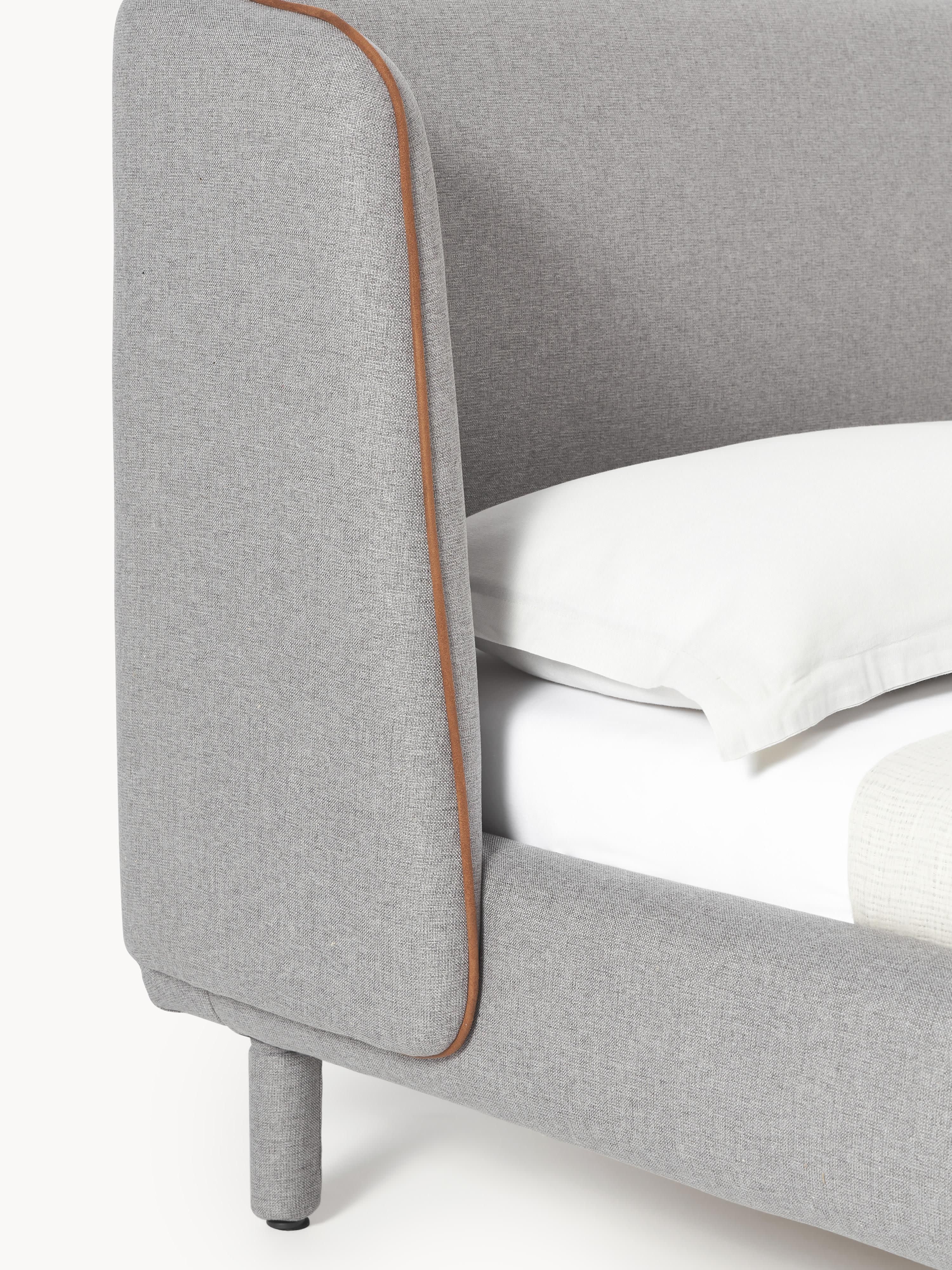 Luma Upholstered Bed with Headboard