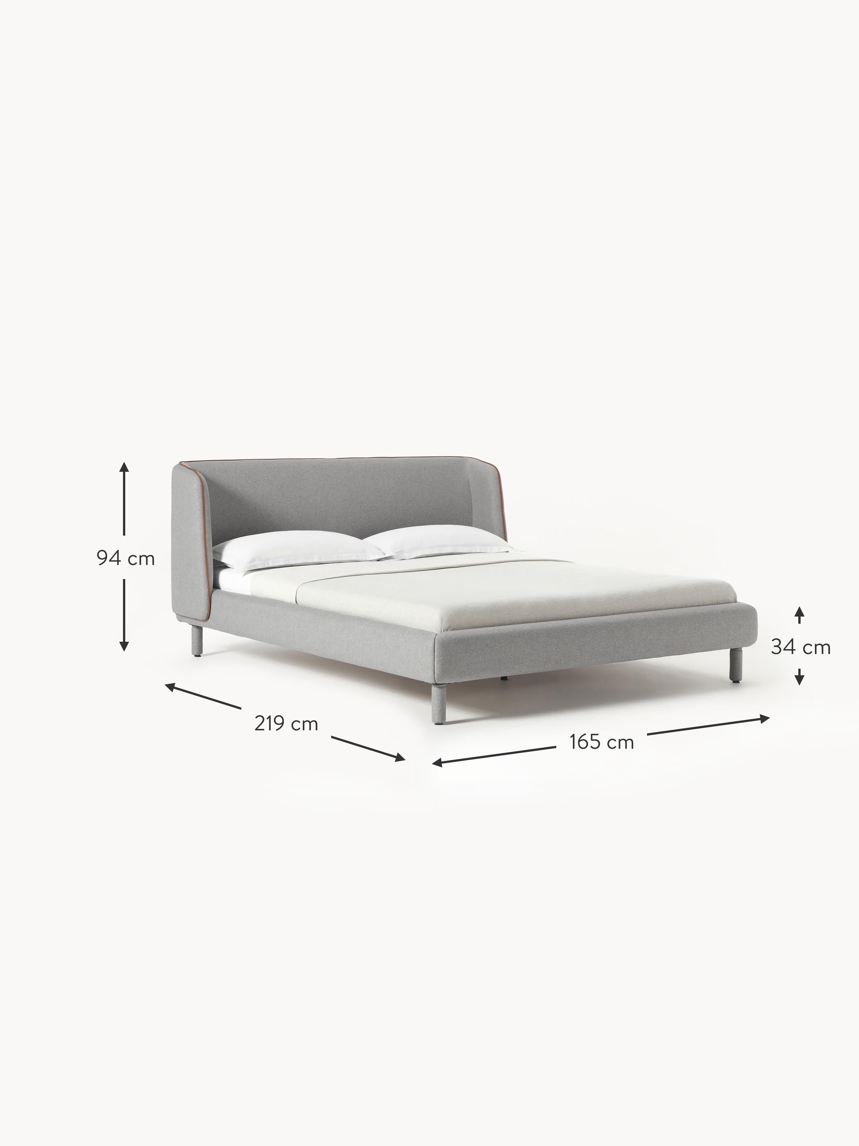 Luma Upholstered Bed with Headboard