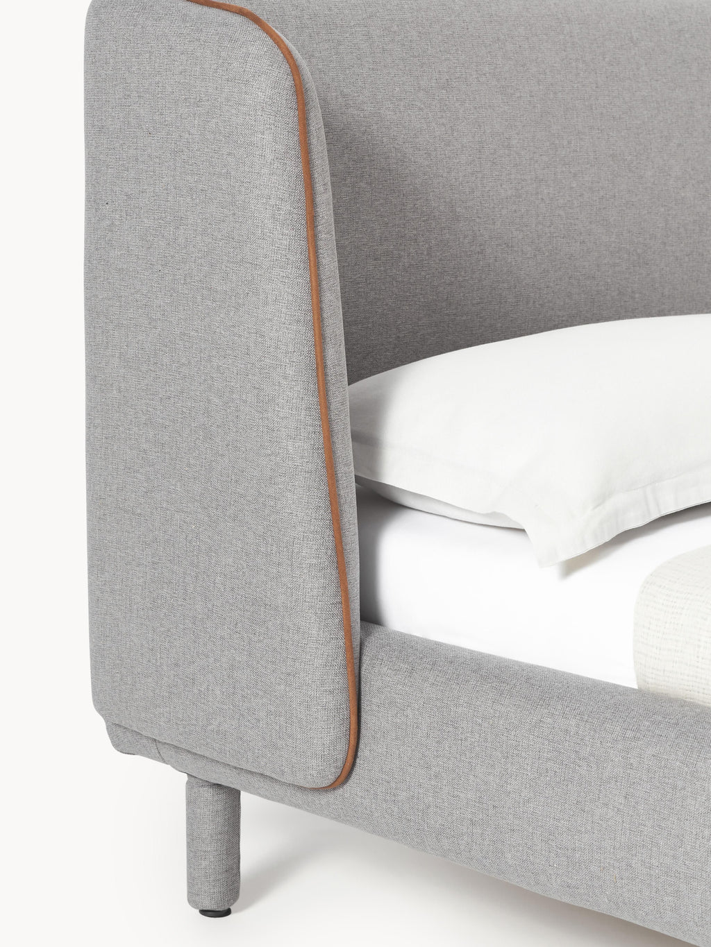 Luma Upholstered Bed with Headboard