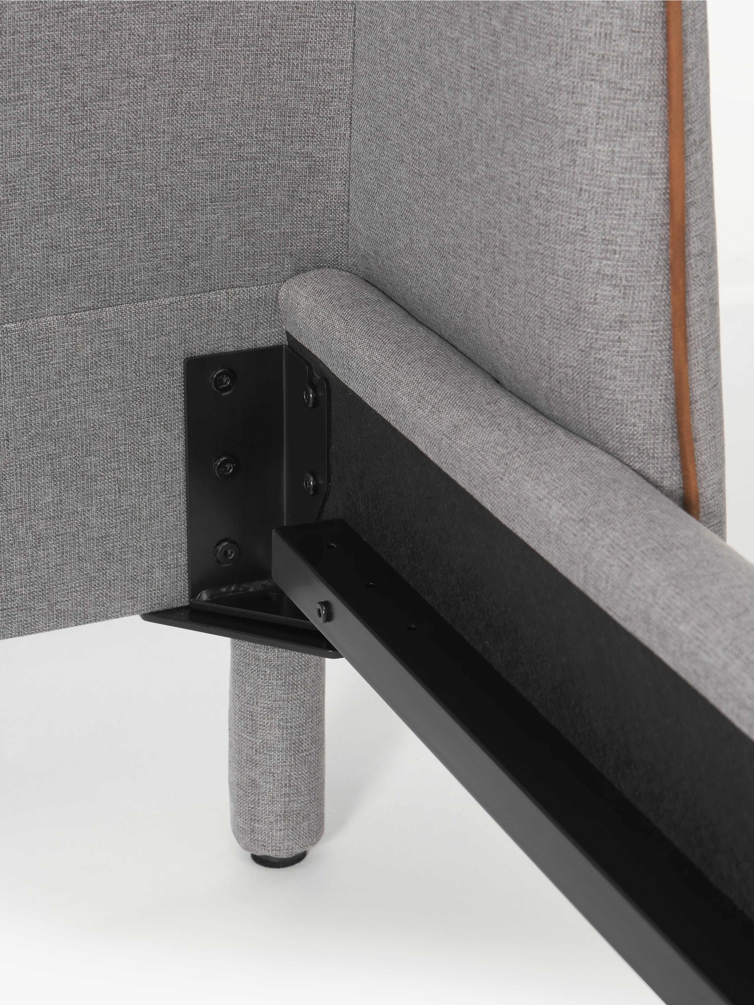 Luma Upholstered Bed with Headboard