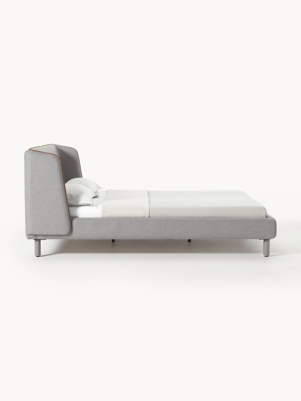 Luma Upholstered Bed with Headboard