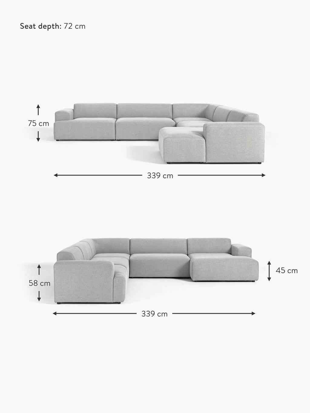 Melva XL Corner Sofa