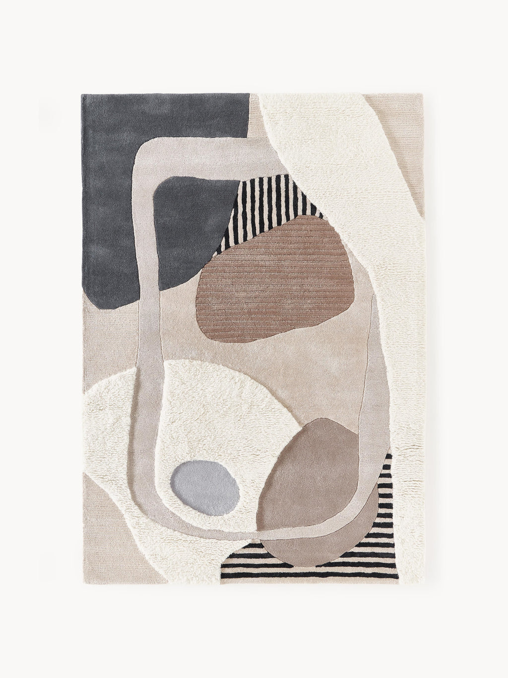 Gallery image 1 - High-Low Wool Rug Rosco