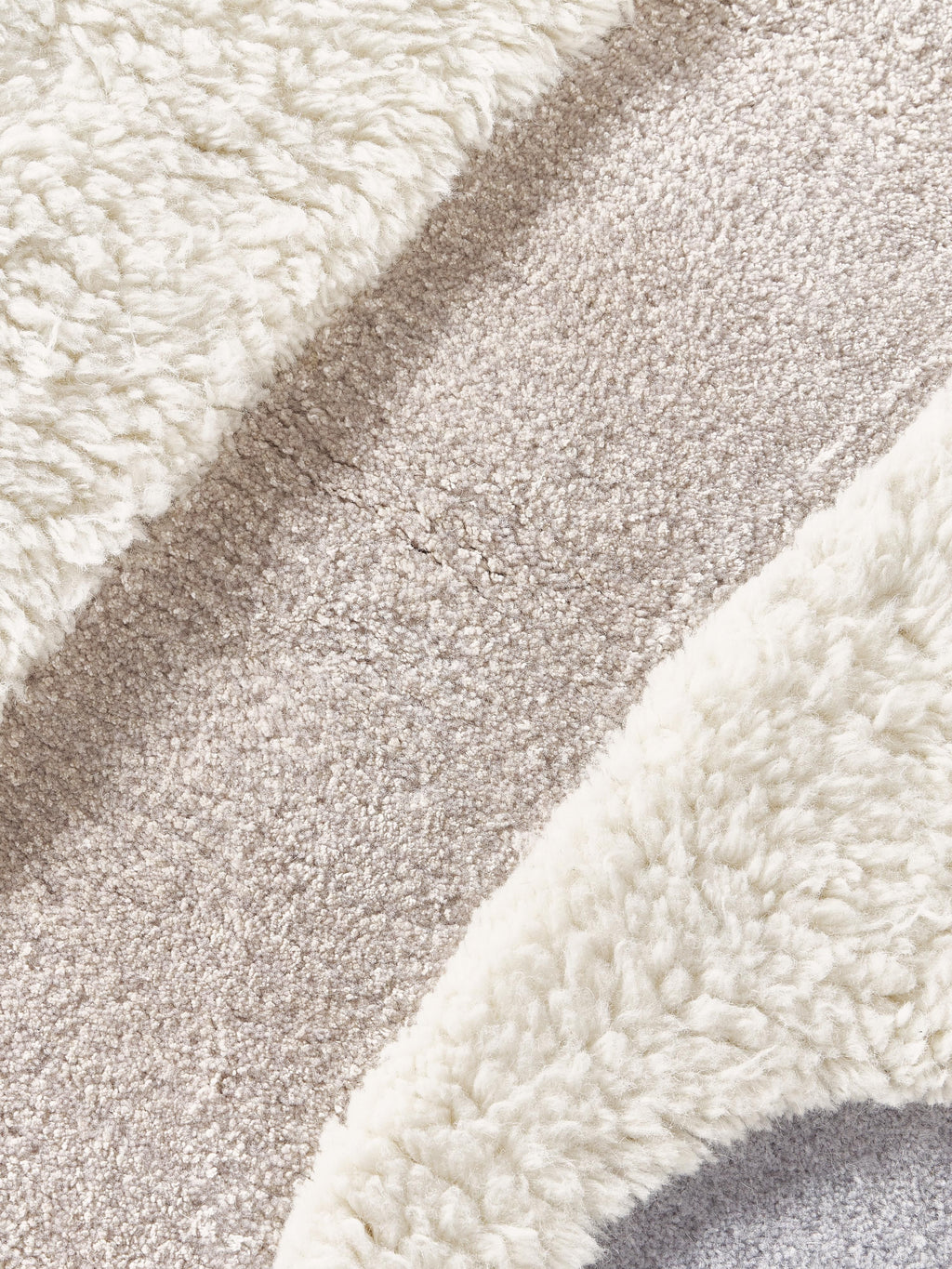 Rosco High-Low Wool Rug, Hand-Tufted