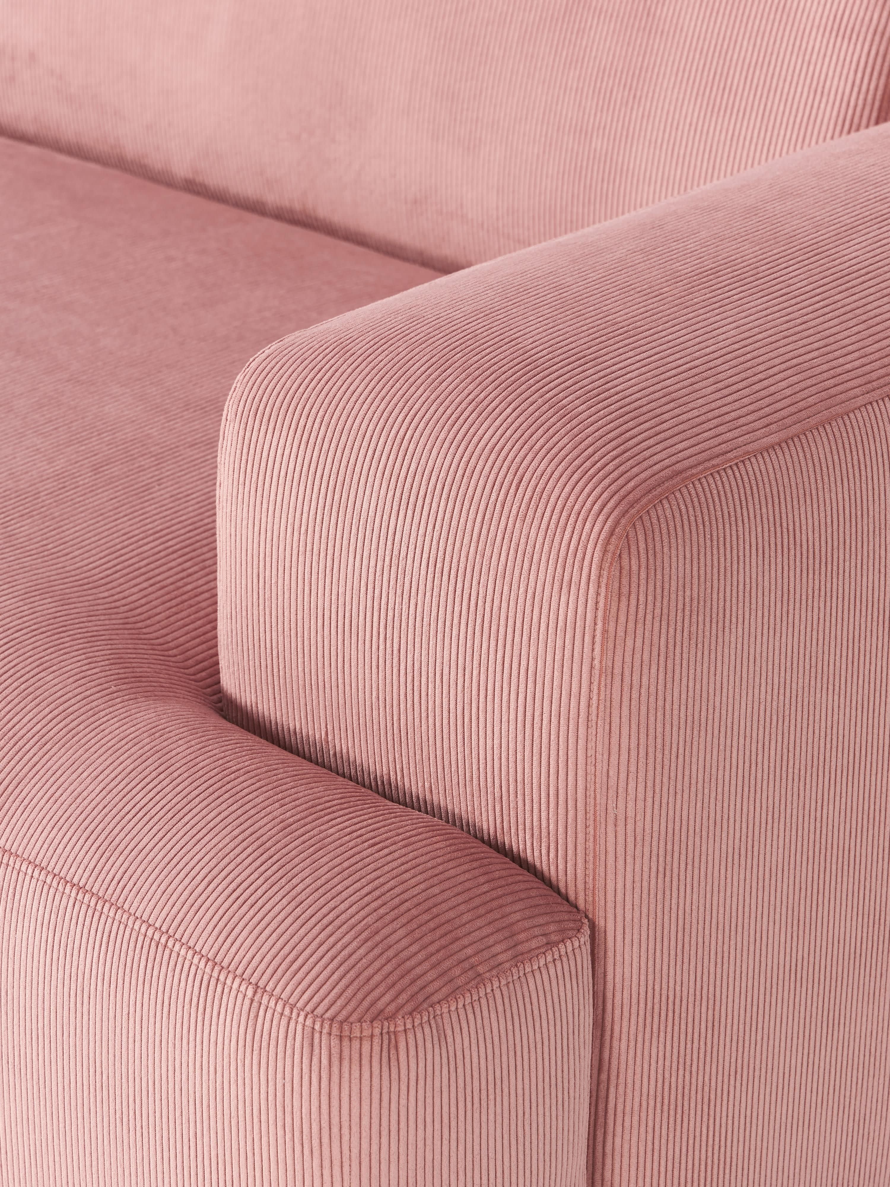 Melva XL Corduroy Corner Sofa