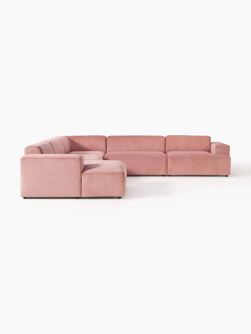 Melva XL Corduroy Corner Sofa